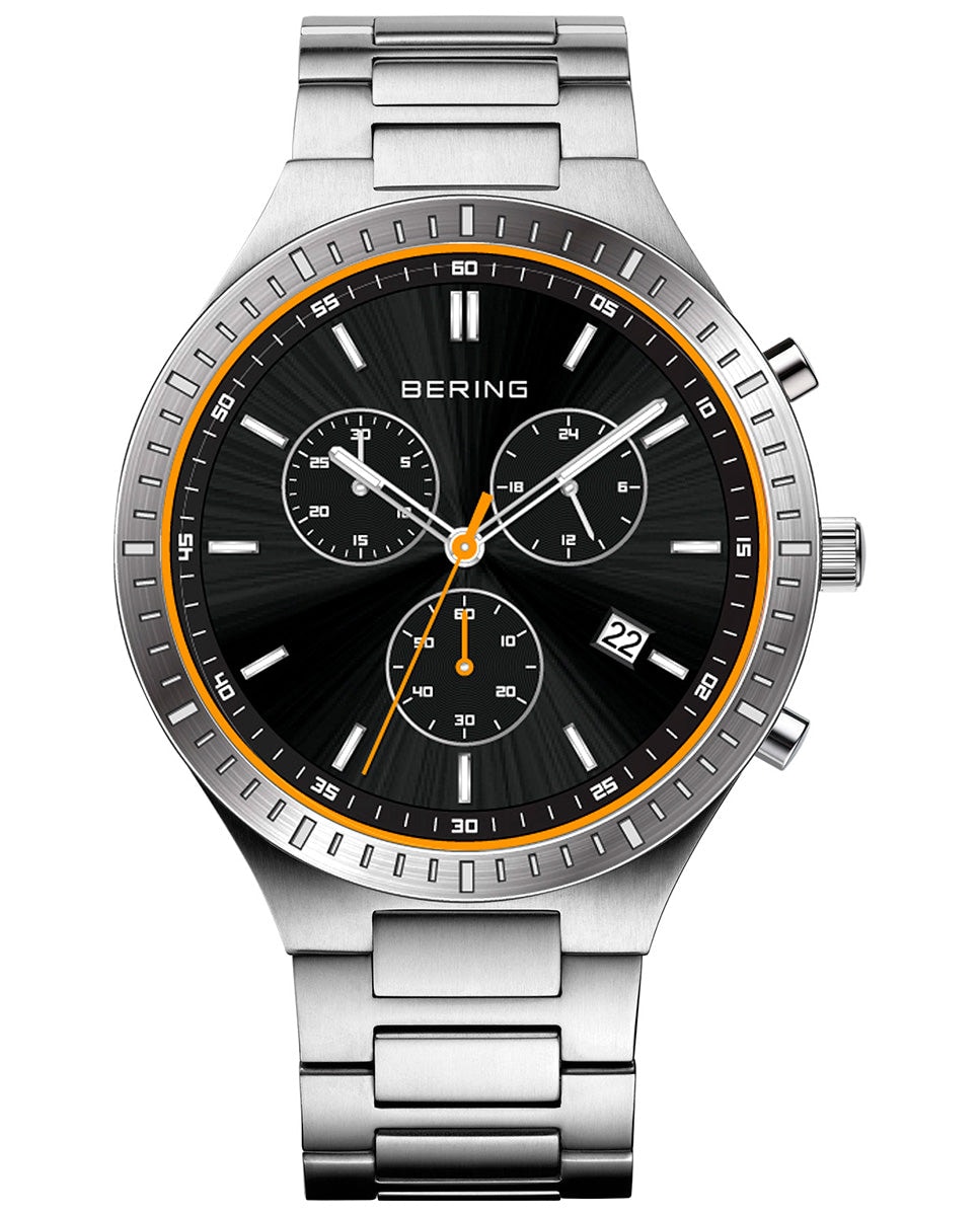 Reloj de hombre Titanium 11743-709 multifunción de titanio plata Plata-1