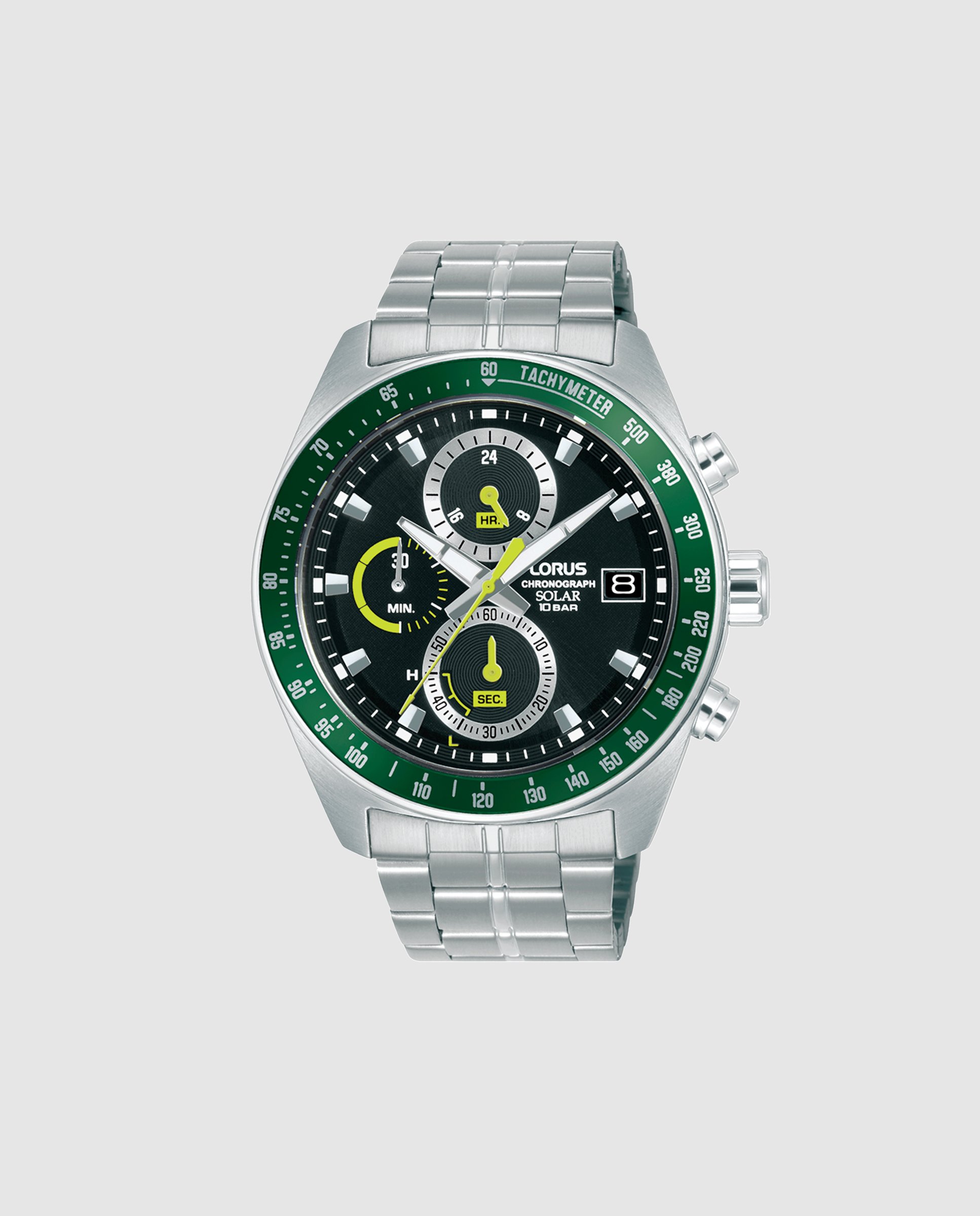 Imagen 0 de Reloj analógico de hombre sport man rz619ax9 de acero y correa plateada Plata
