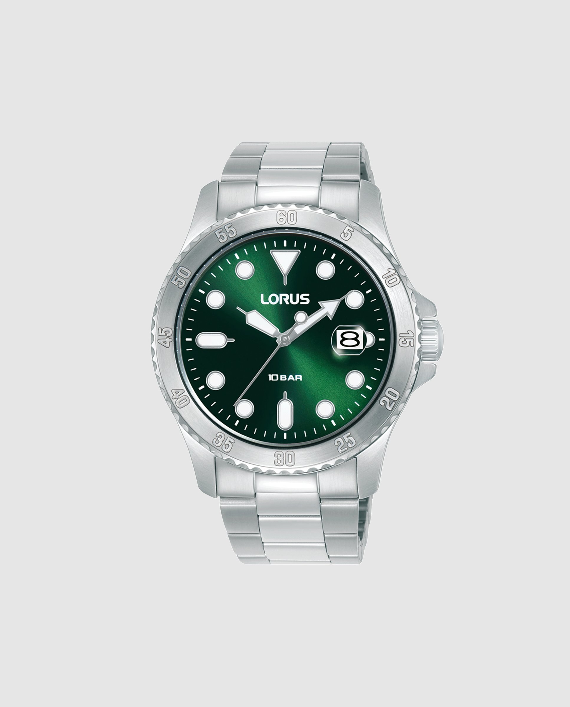 Reloj de hombre sport man rs969dx9 de acero y correa plateada - Lorus - Plata Plata-1