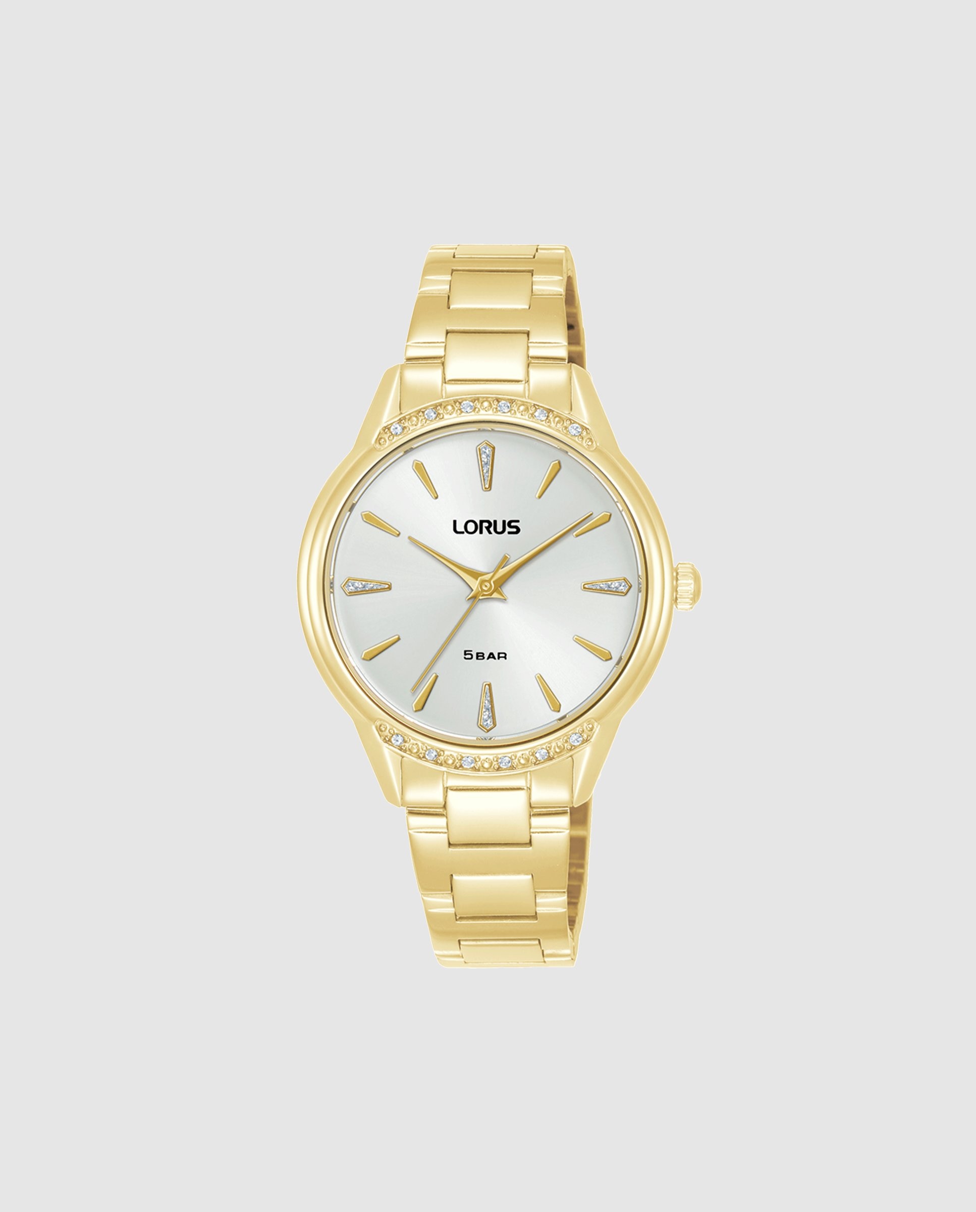 Imagen 0 de Reloj analógico de mujer woman rg258yx9 de acero y correa dorada Oro / Plata