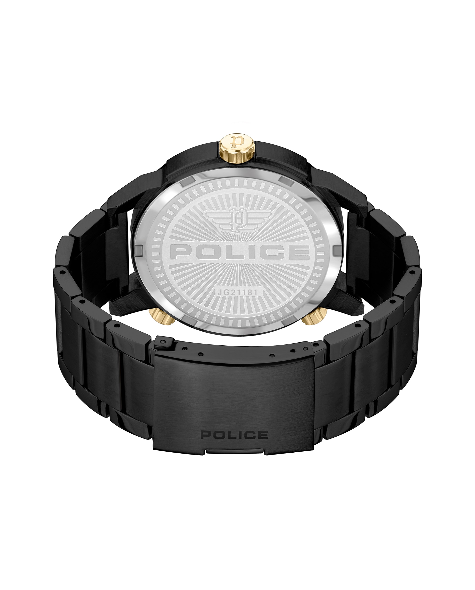 Reloj de hombre vibe pewjg2118103 de acero y correa negra - Negro Negro-3