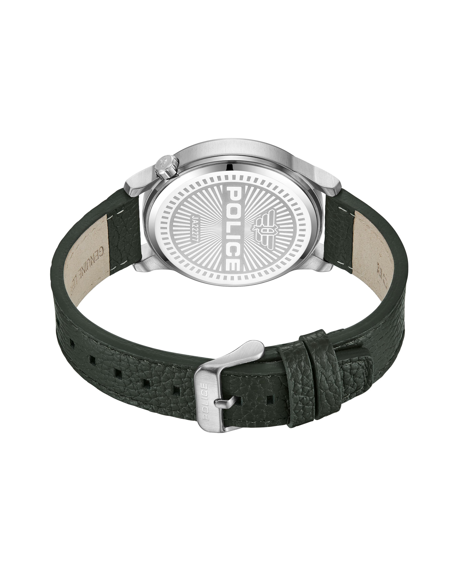 Reloj analógico de hombre jet pewja2227703 de piel y correa - Verde Verde-3