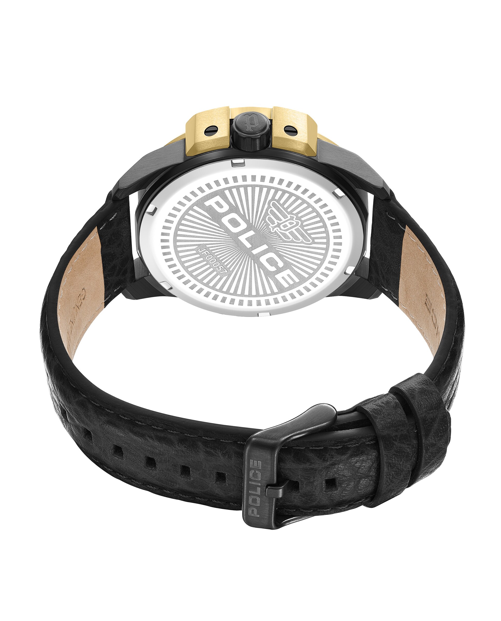 Reloj de hombre underlined pewjf0005704 de piel y correa negra - Negro Negro-4