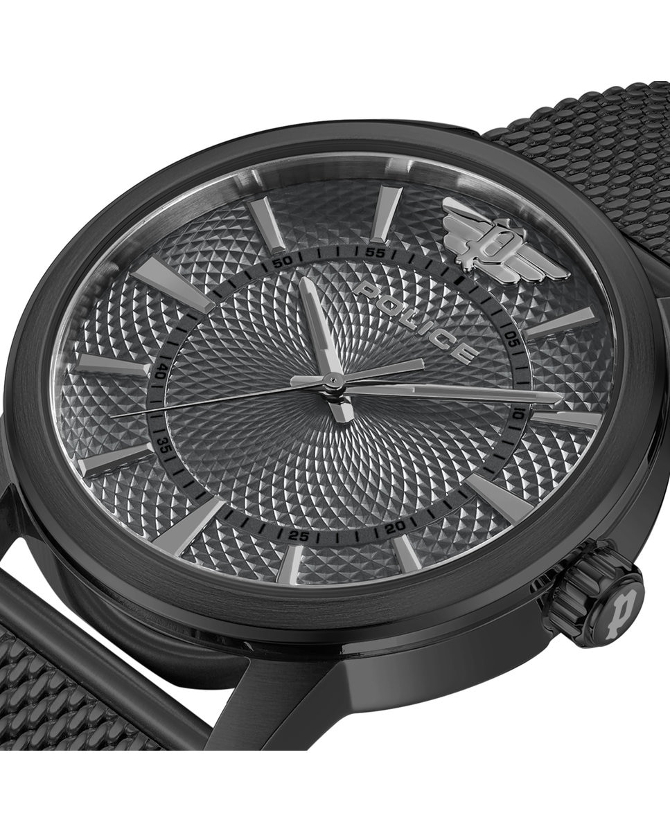 Reloj analógico de hombre raho pewjg0005003 de acero y correa negra - Negro Negro-3