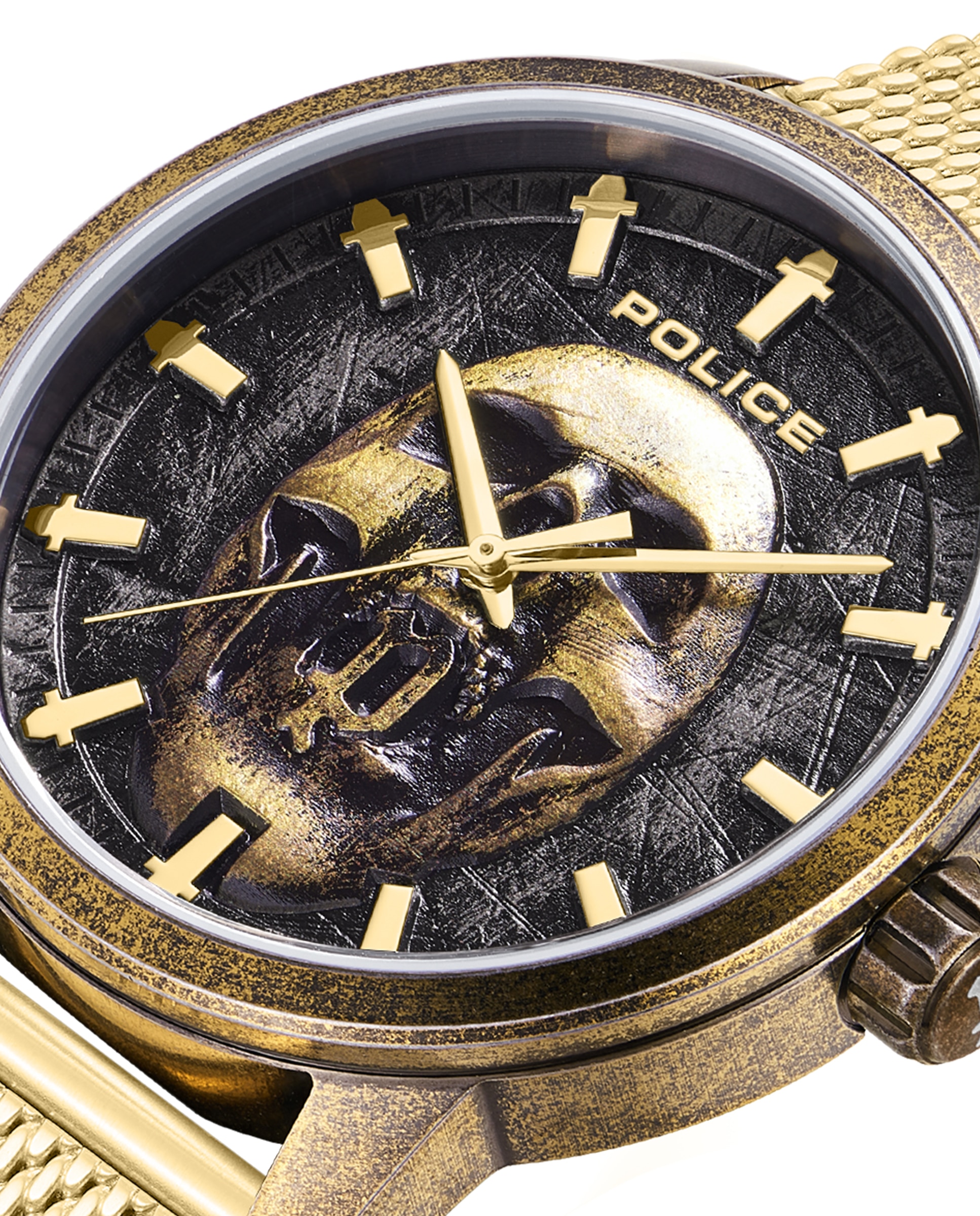 Reloj de hombre raho pewjg0005504 de acero y correa dorada - Oro Oro-3