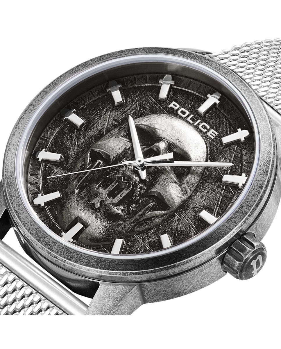 Reloj de hombre raho pewjg0005505 de acero y correa plateada/gris - Plata Plata-3