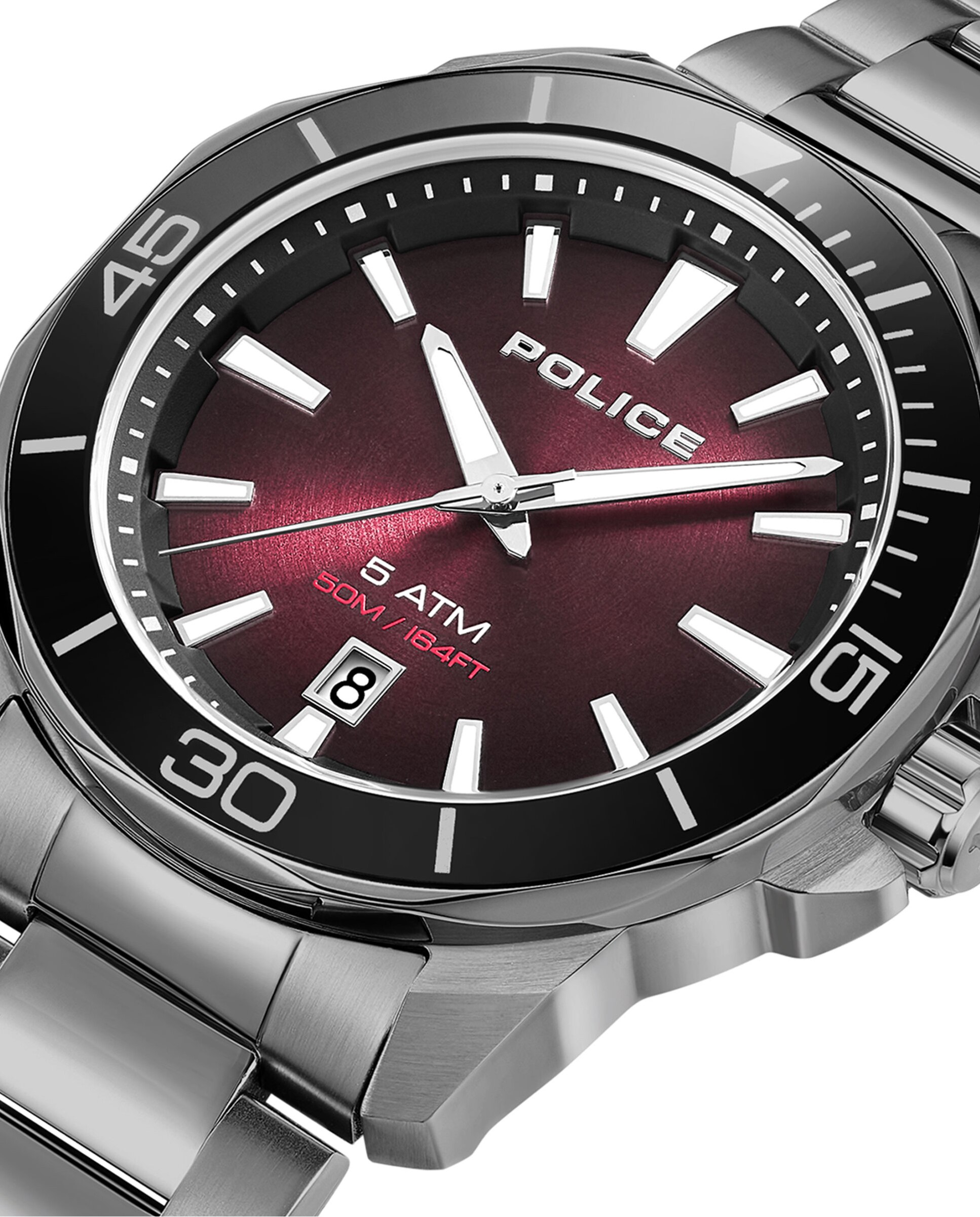 Reloj analógico de hombre thornton pewjh0021403 de acero y correa gris - Plateado Plateado-4