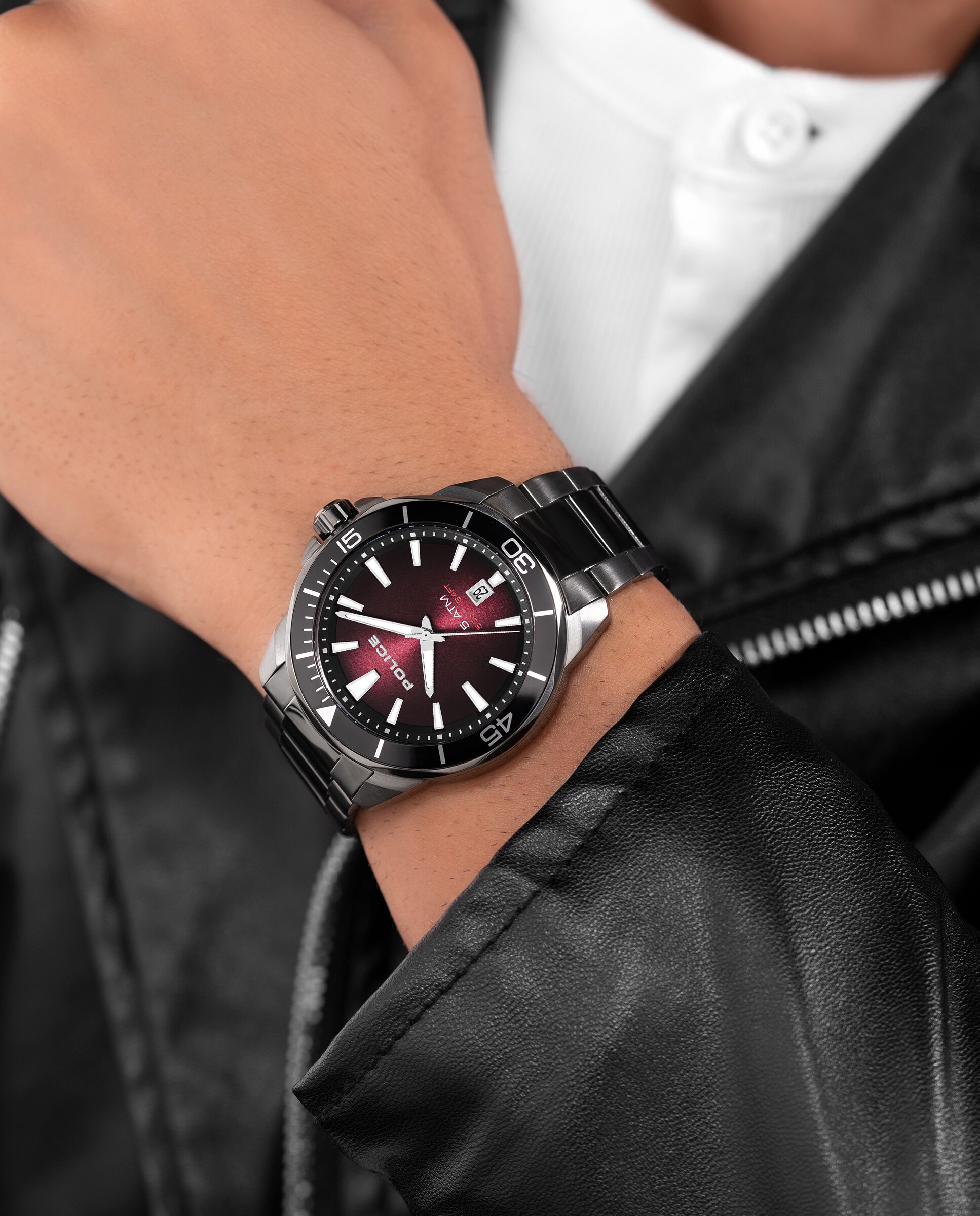 Reloj analógico de hombre thornton pewjh0021403 de acero y correa gris - Plateado Plateado-5