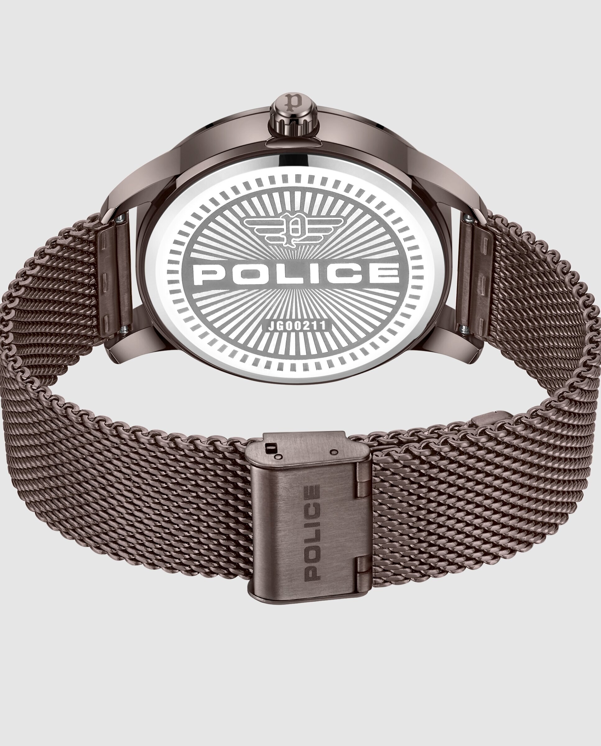 Reloj de hombre raho pewjg0021103 de acero y correa - Marrón Marrón-2