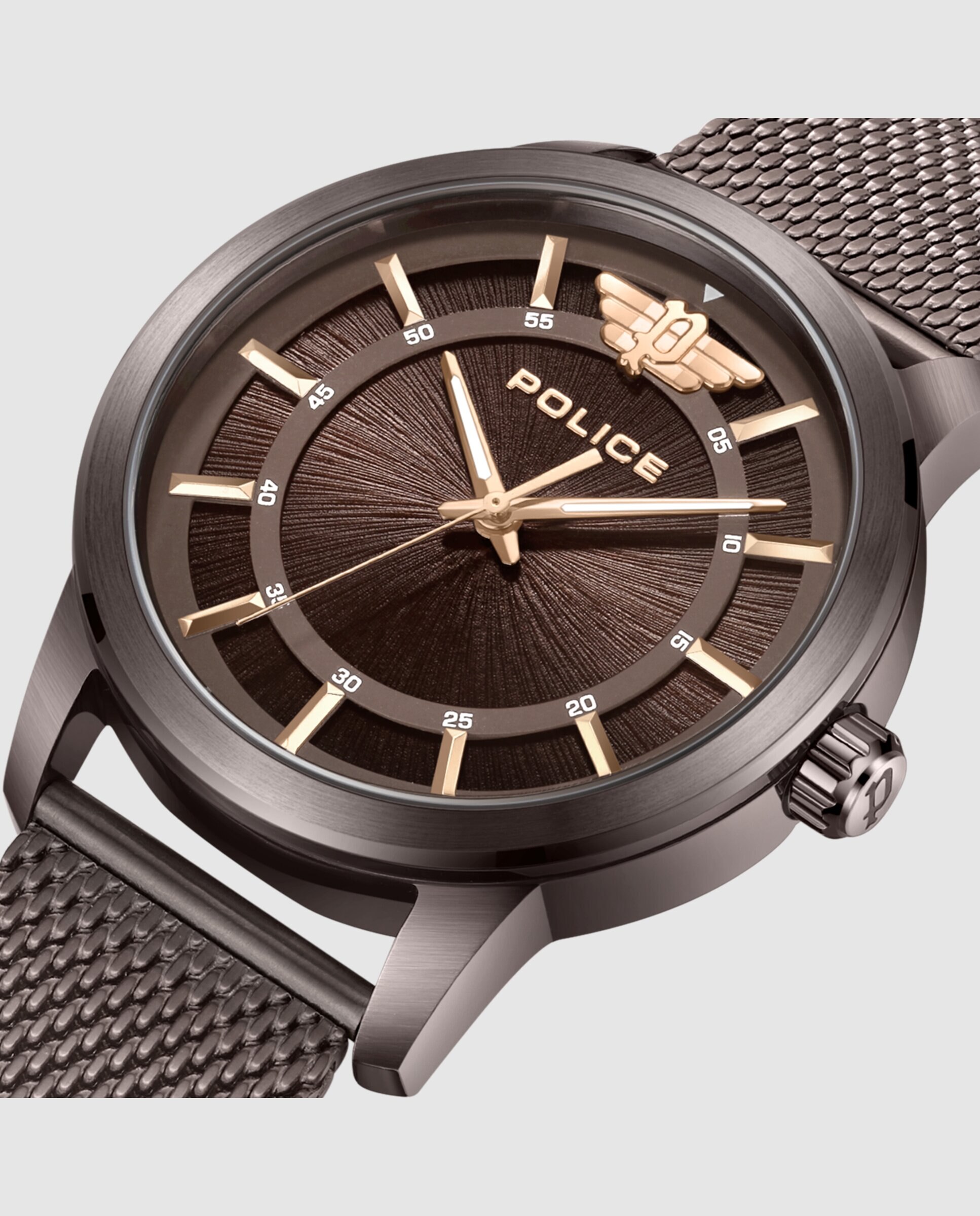 Reloj de hombre raho pewjg0021103 de acero y correa - Marrón Marrón-4