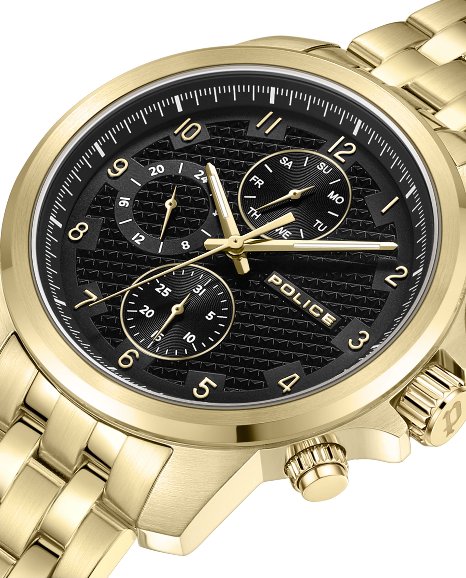 Reloj de hombre mensor pewjk0021506 de acero y correa dorada - Oro Oro-4