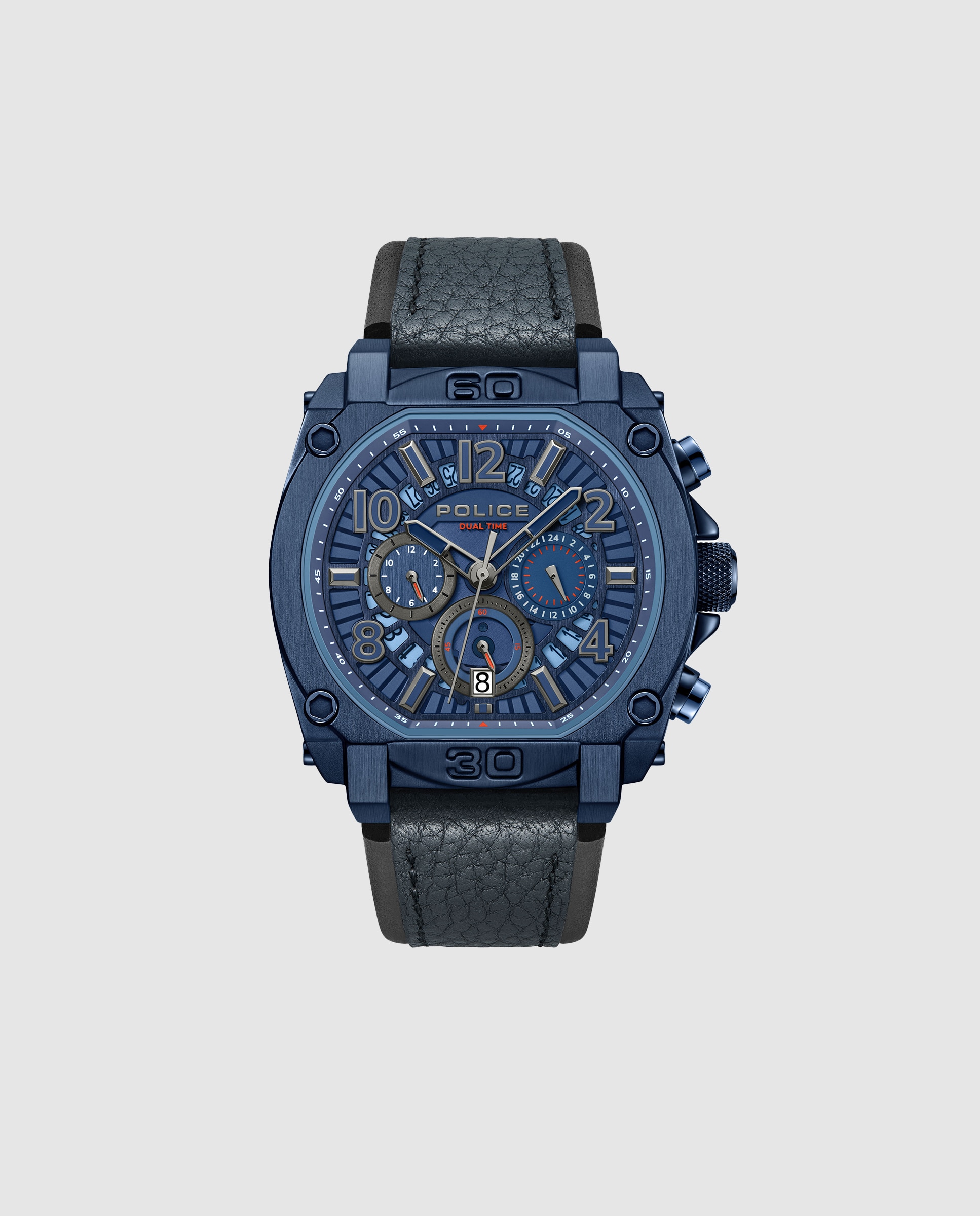 Imagen 0 de Reloj de hombre norwood pewjf0021904 de piel sintética y correa azul Azul