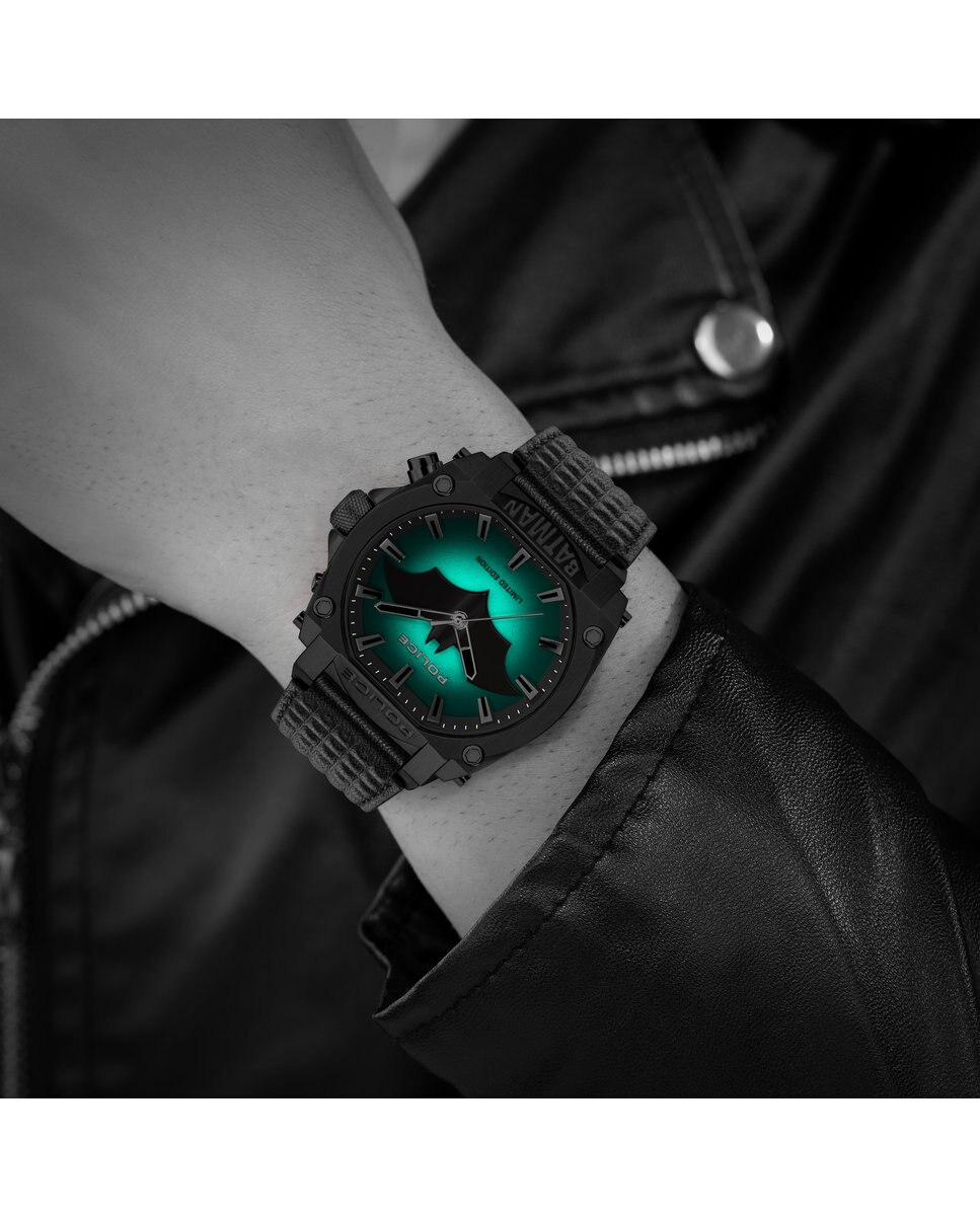 Reloj de hombre batman pewgd0022601 de piel sintética y correa negra - Negro Negro-6