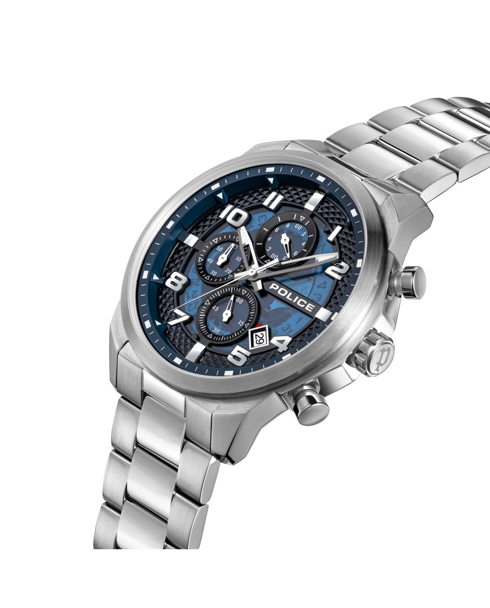 Reloj de hombre soul pewgk0053901 de acero y correa plateada - Police - Plata Plata-2