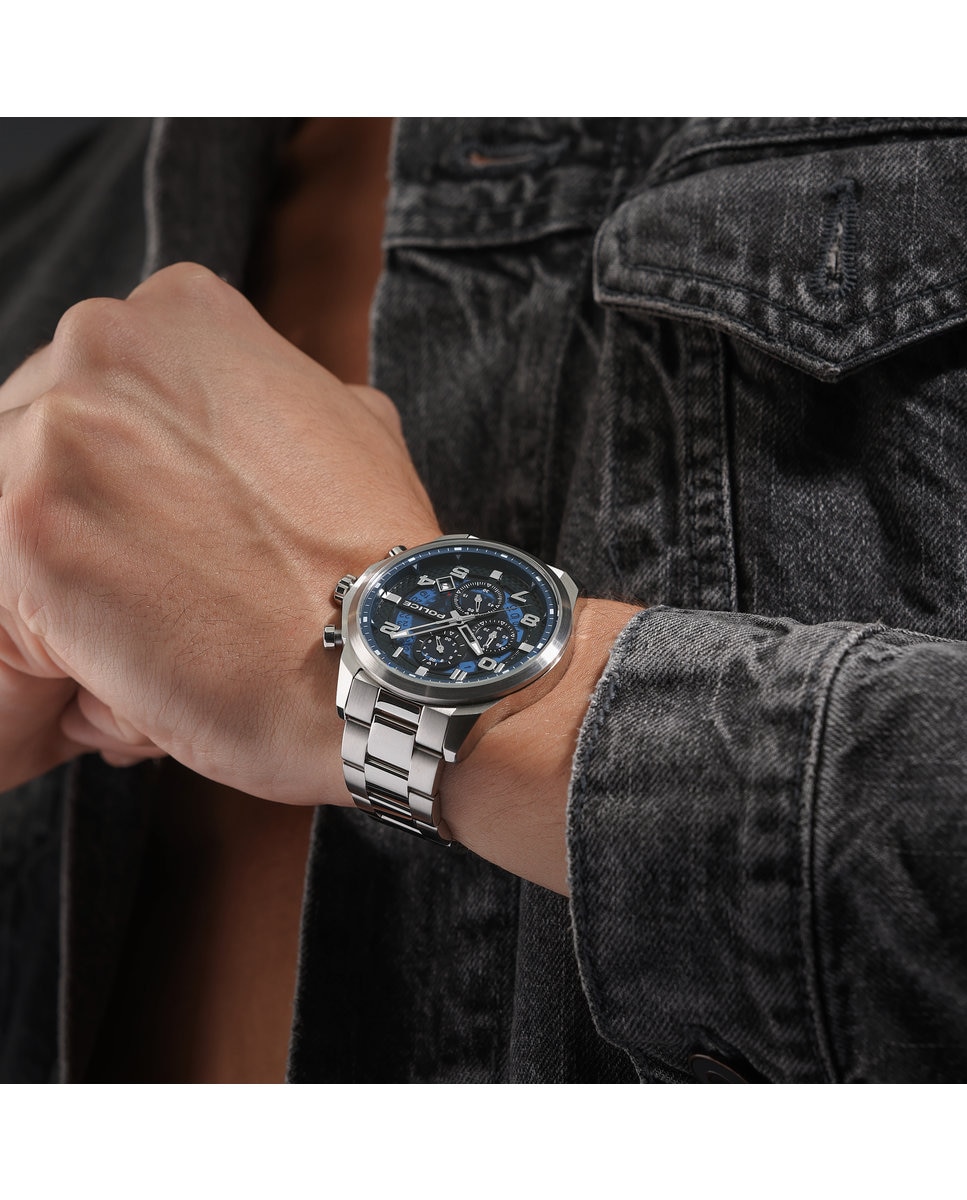 Reloj de hombre soul pewgk0053901 de acero y correa plateada - Police - Plata Plata-5