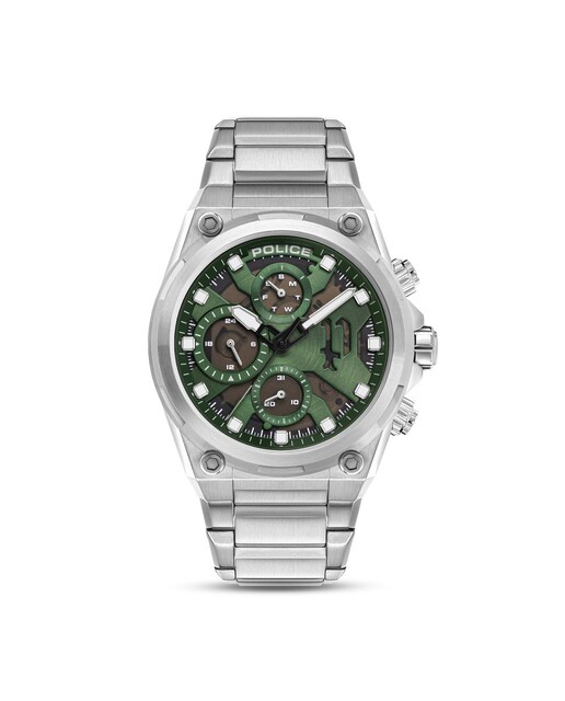 Imagen 0 de Reloj de hombre Airflow PEWGK2239104 de acero y correa plateada