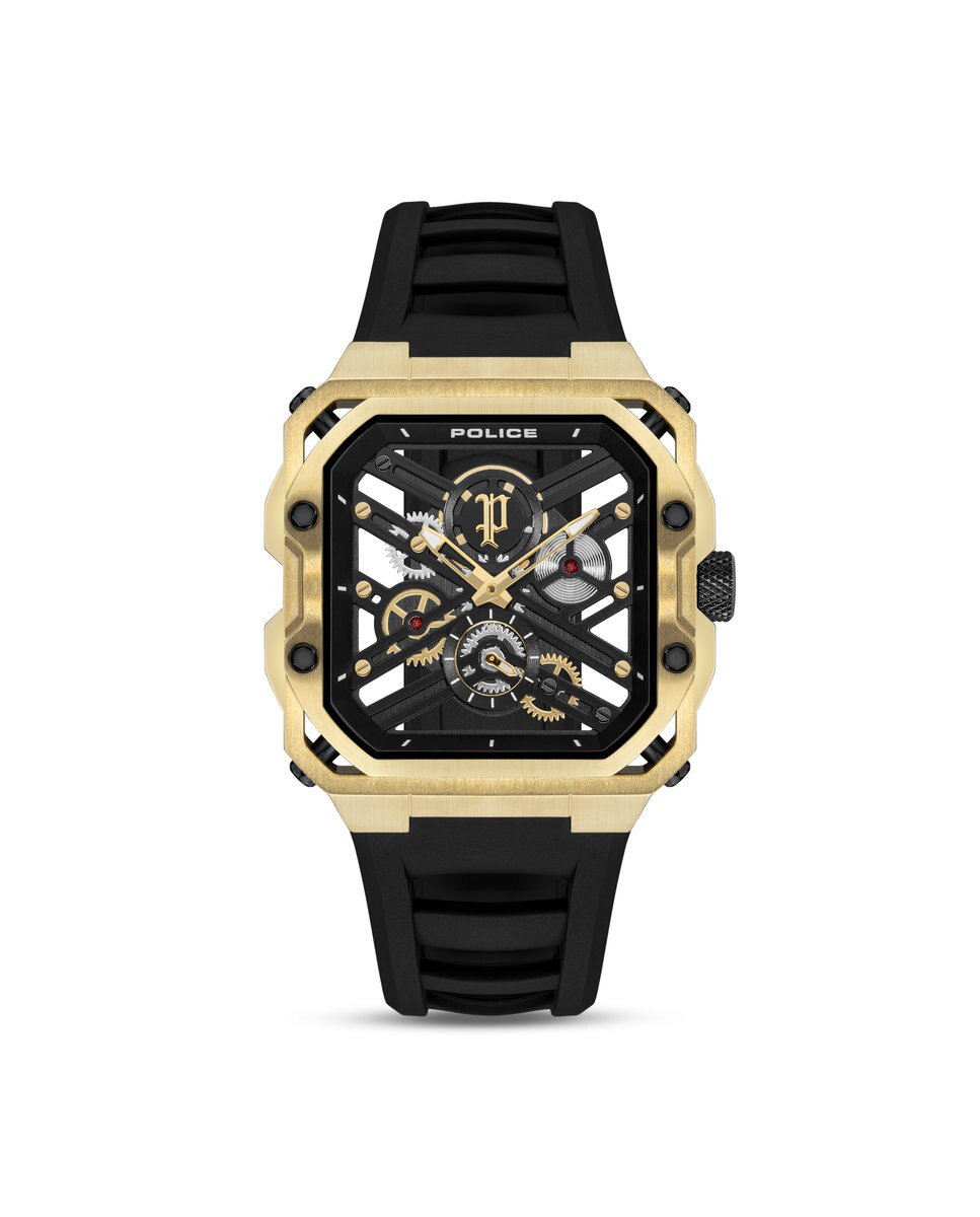 Reloj de hombre disruptor i pewgm0072003 de silicona y correa negra - Police - Negro Negro-1