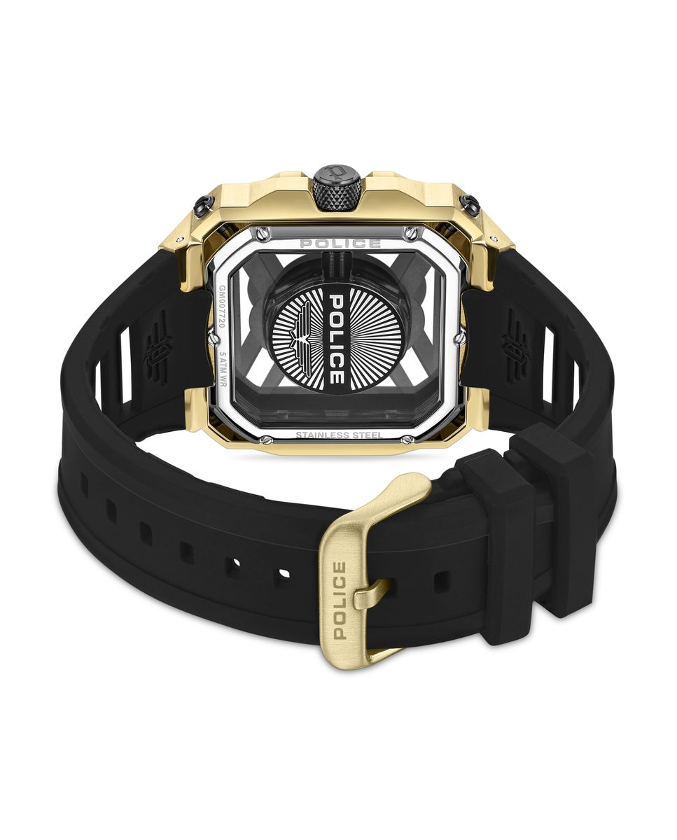 Reloj de hombre disruptor i pewgm0072003 de silicona y correa negra - Police - Negro Negro-3