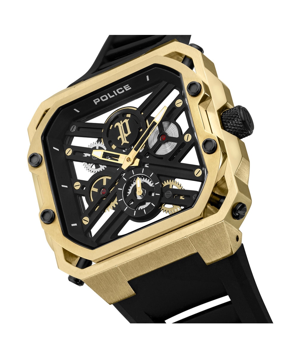 Reloj de hombre disruptor i pewgm0072003 de silicona y correa negra - Police - Negro Negro-4