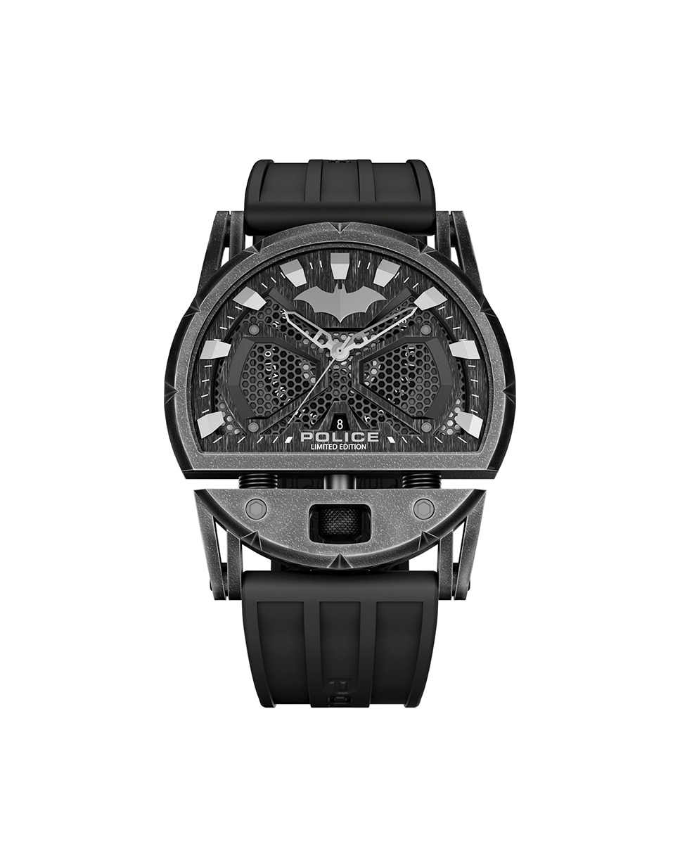 Imagen 0 de Reloj de hombre batman pewgn0075401 de silicona y correa negra Negro