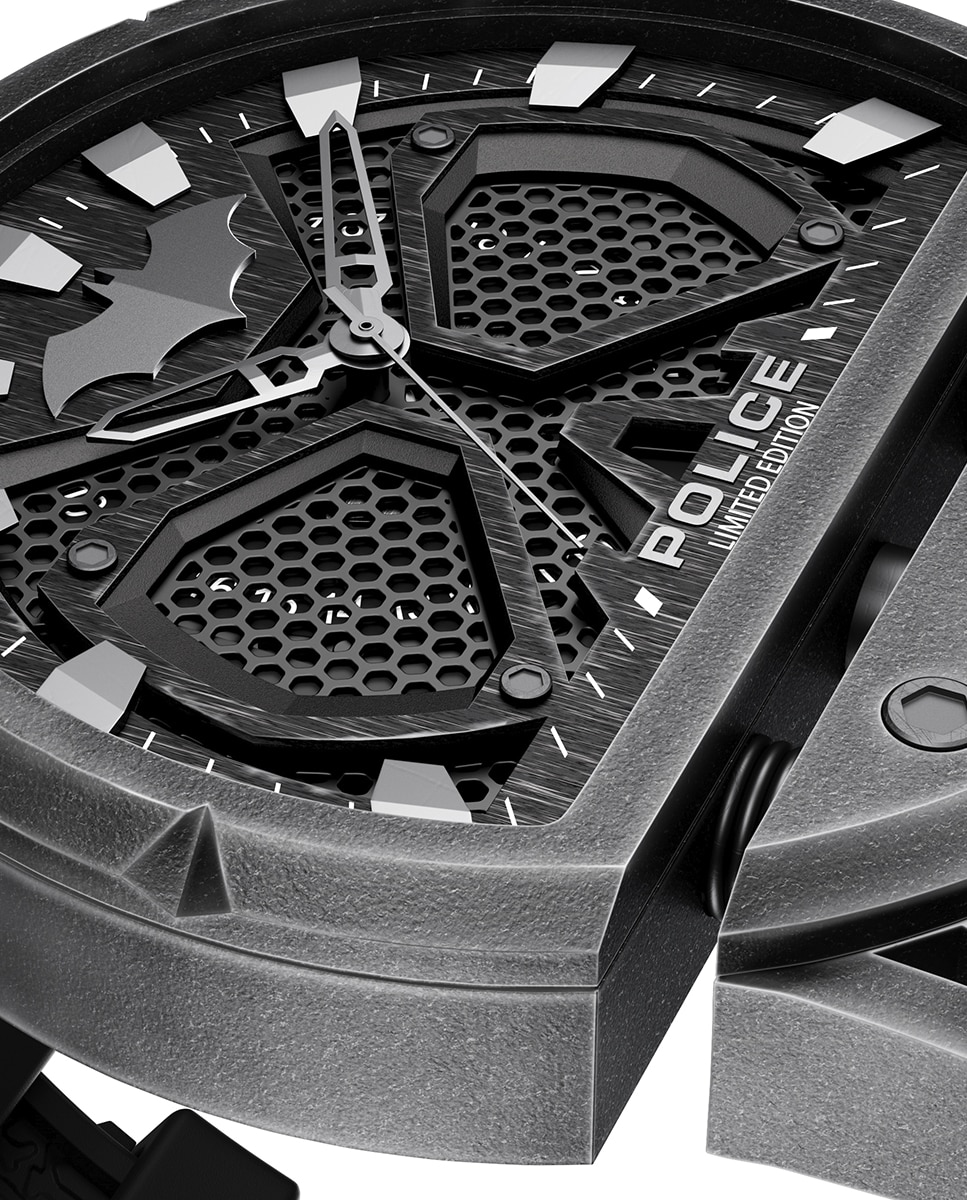 Reloj de hombre batman pewgn0075401 de silicona y correa negra - Police - Negro Negro-2
