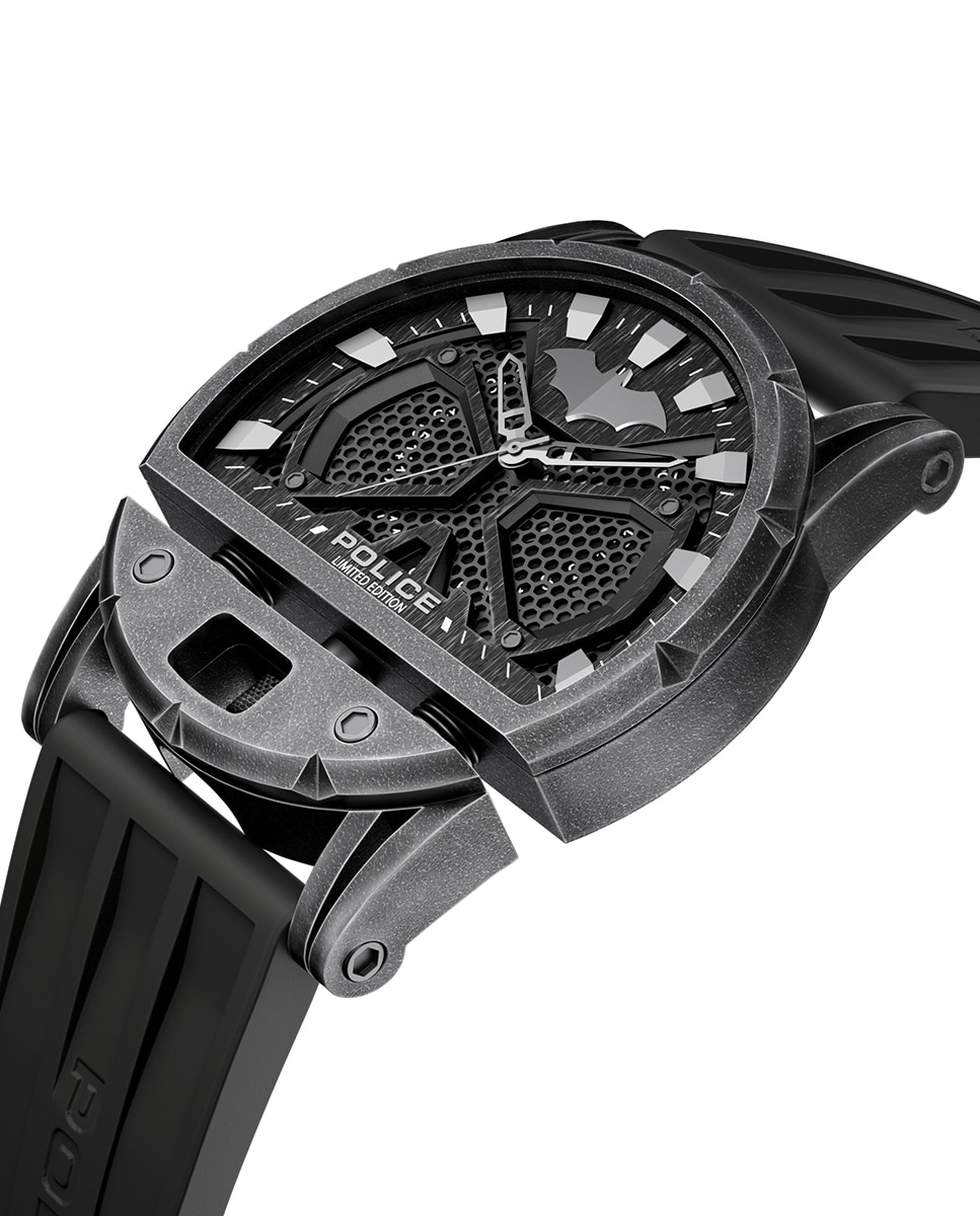 Reloj de hombre batman pewgn0075401 de silicona y correa negra - Police - Negro Negro-3