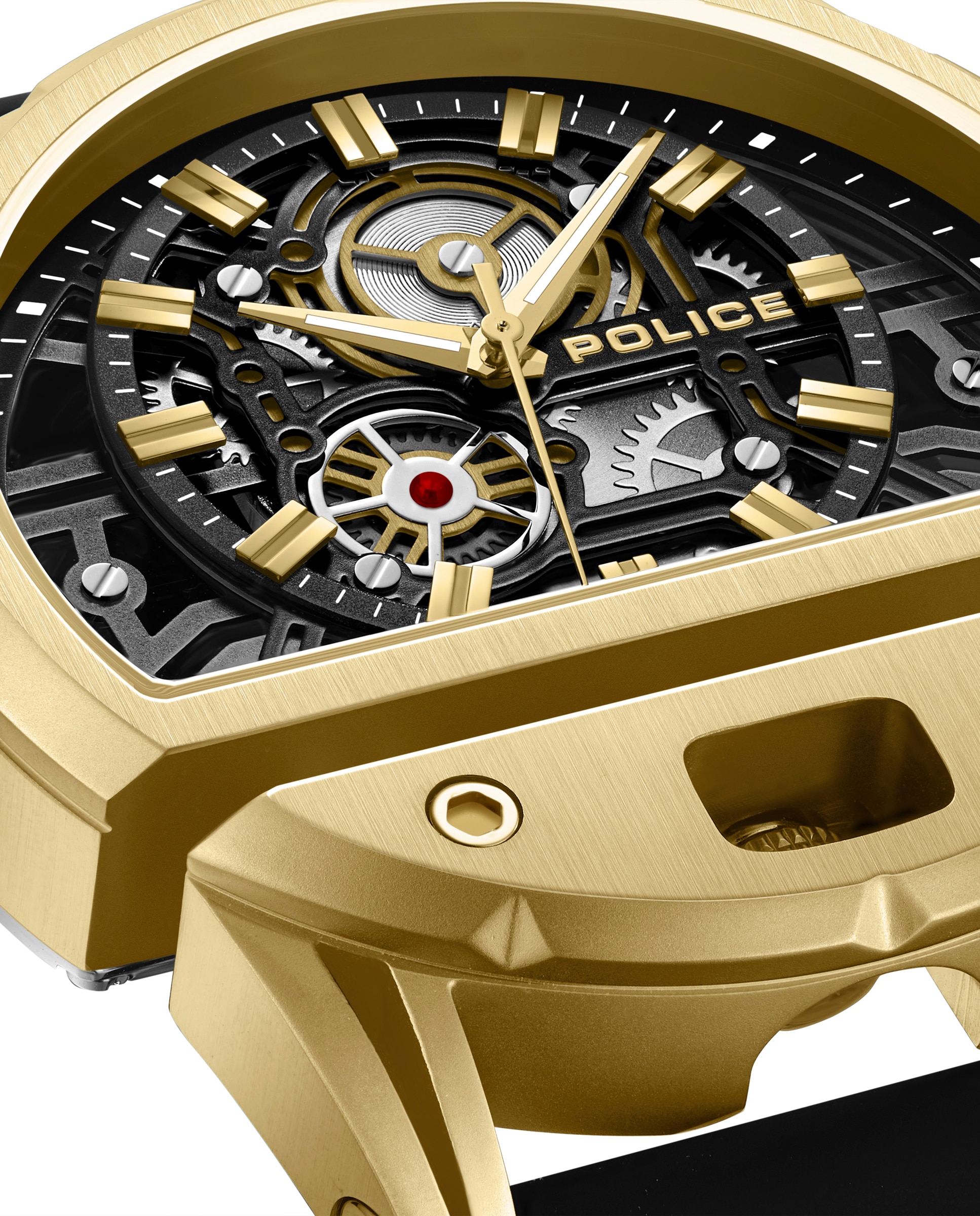 Reloj de hombre daintreee 2.0 pewgm0081508 de piel y correa negra - Police - Negro Negro-4