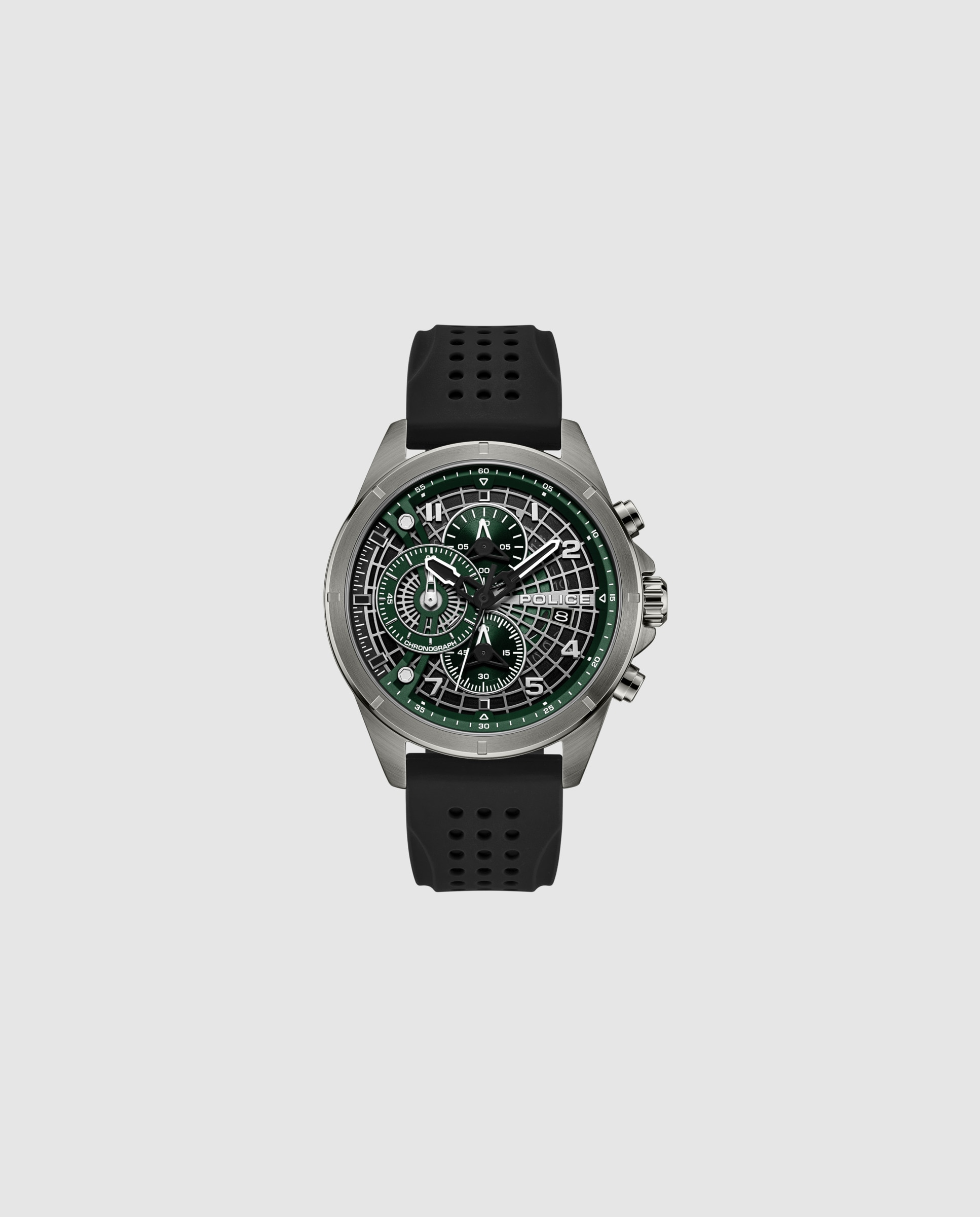 Imagen 1 de Reloj de hombre cipher pewgo0000101 de silicona Negro