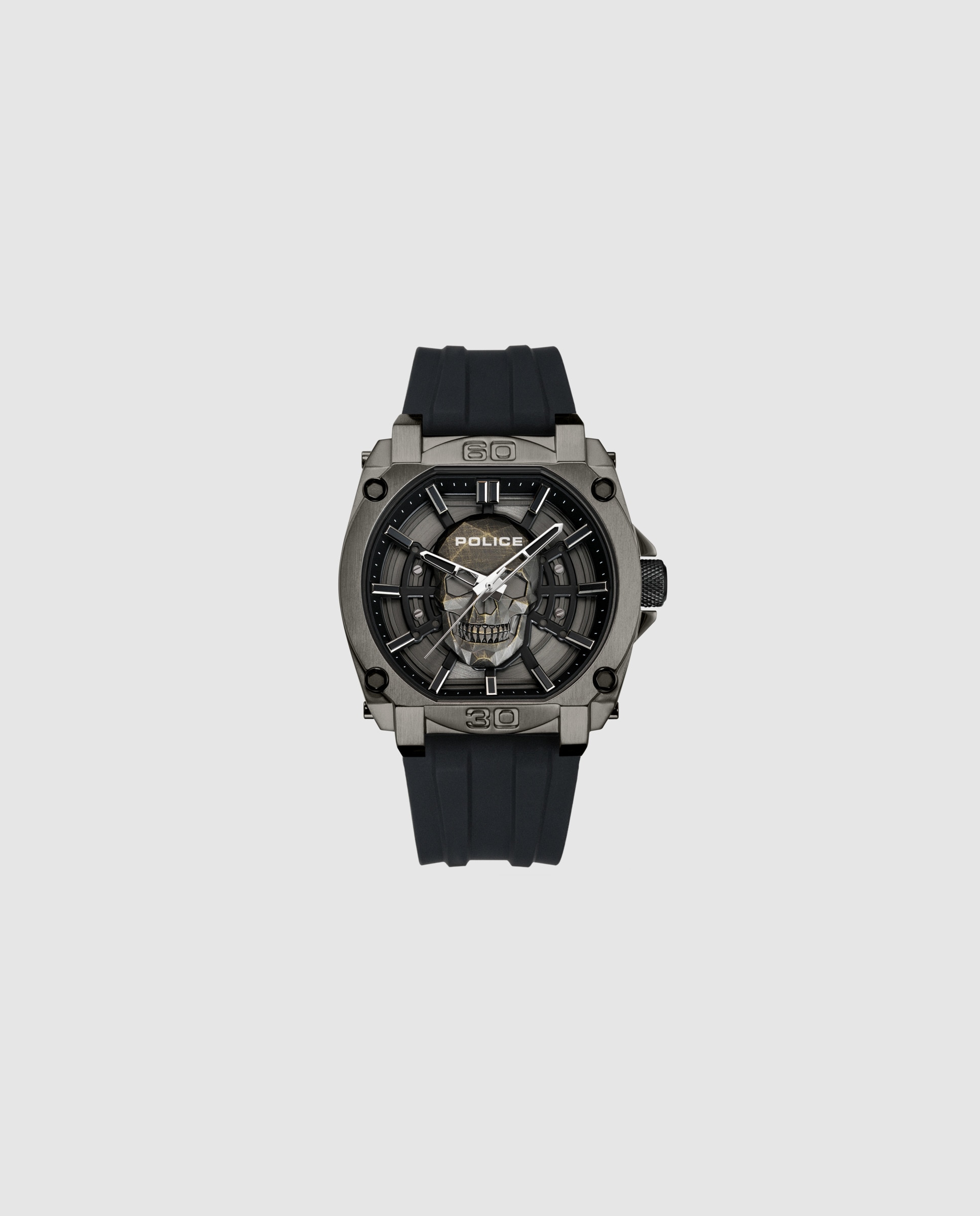 Imagen 1 de Reloj de hombre norwood skull pewgm0001201 de silicona Negro