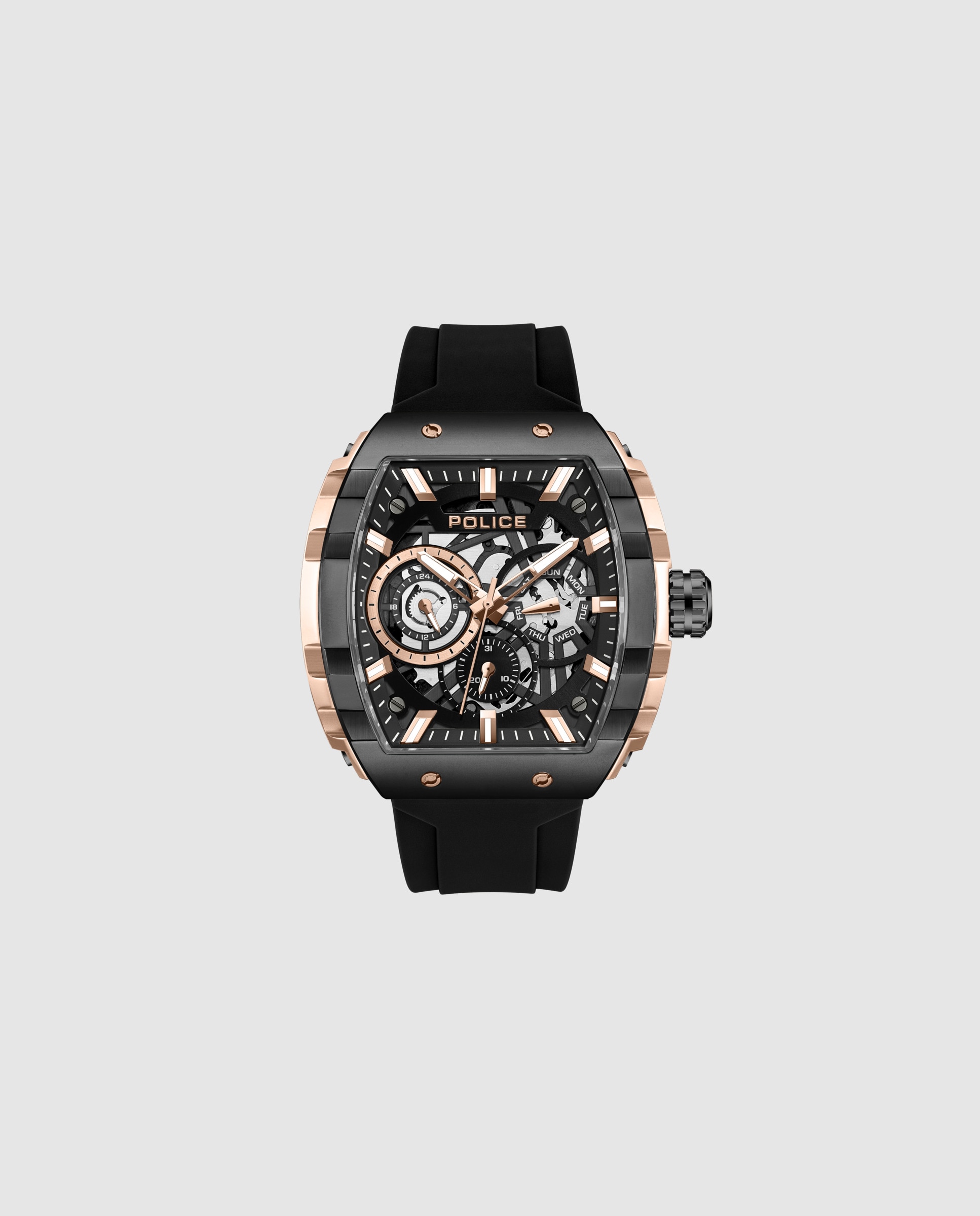 Imagen 1 de Reloj de hombre flash pewgq0063006 de silicona Negro