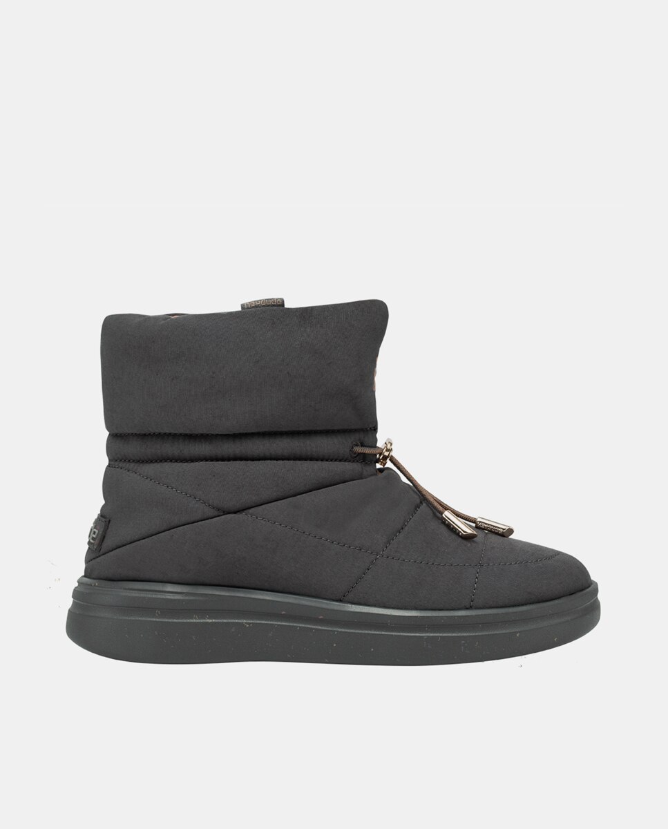 HeyDude - Botines de mujer de nylon reciclado en gris.