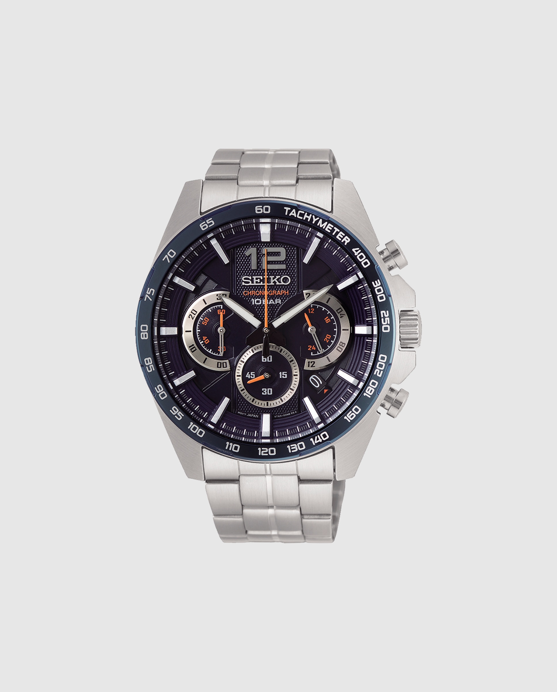 Imagen 0 de Reloj de hombre neo sports ssb345p1 de acero y correa plateada Plata