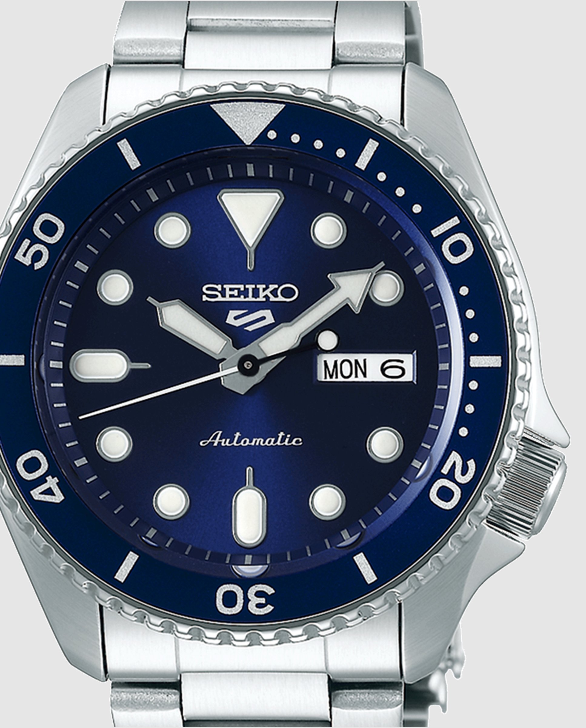 Reloj de hombre 5 sports srpd51k1 automático de acero y correa plateada - Seiko - Plata Plata-2