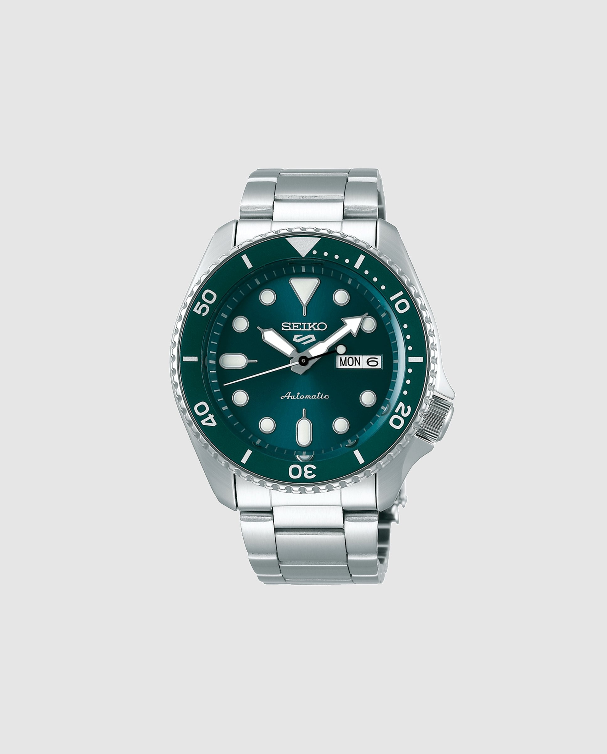 Imagen 0 de Reloj de hombre 5 sports srpd61k1 automático de acero y correa plateada Plata