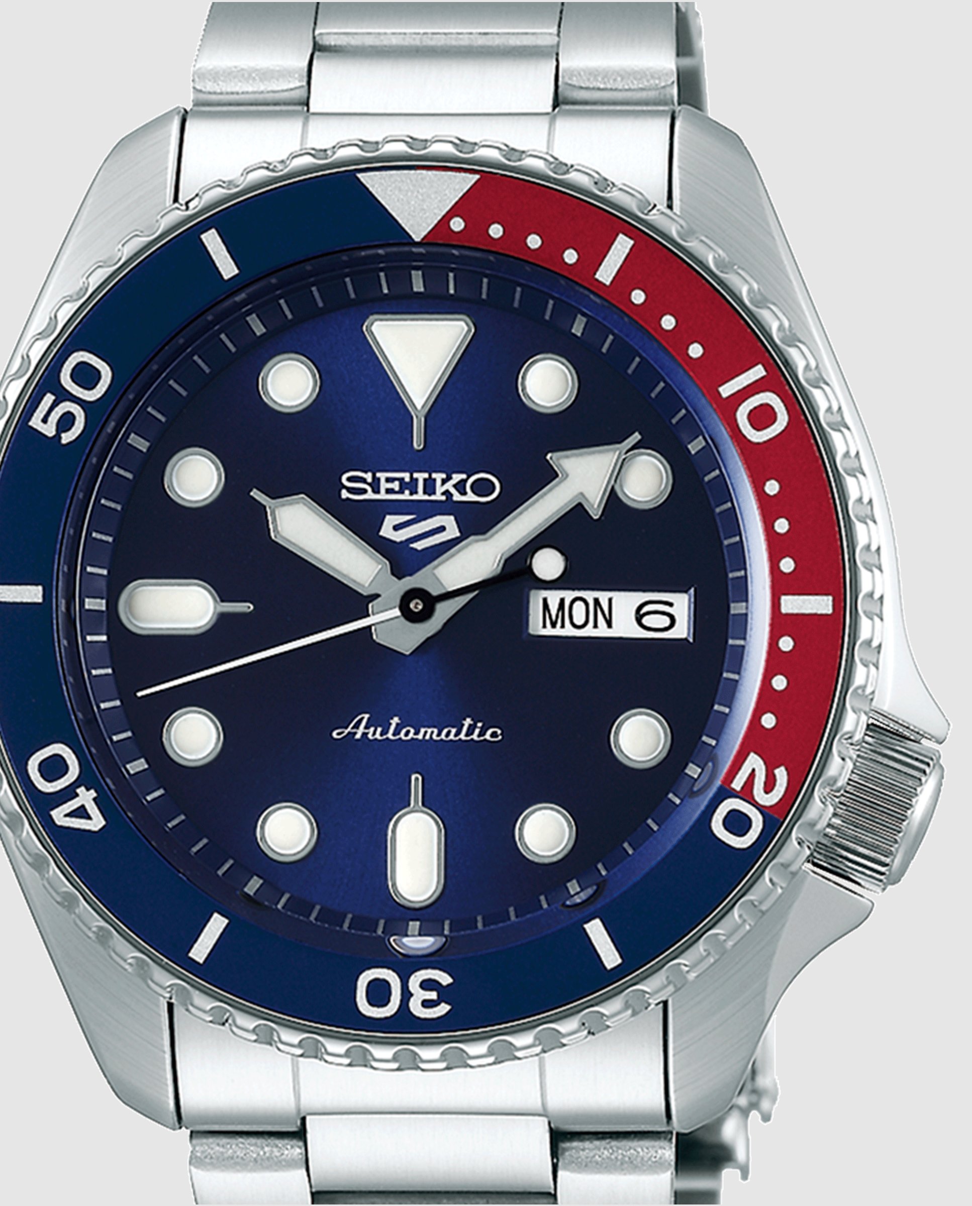 Imagen 2 de Reloj de hombre 5 sports srpd53k1 automático de acero y correa plateada - Plata Plata