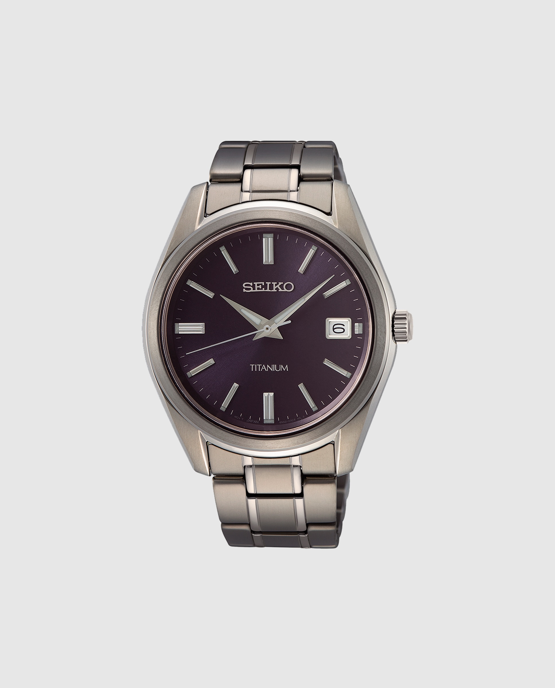 Imagen 0 de Reloj de hombre neo classic sur373p1 de titanio y correa plateada Plata