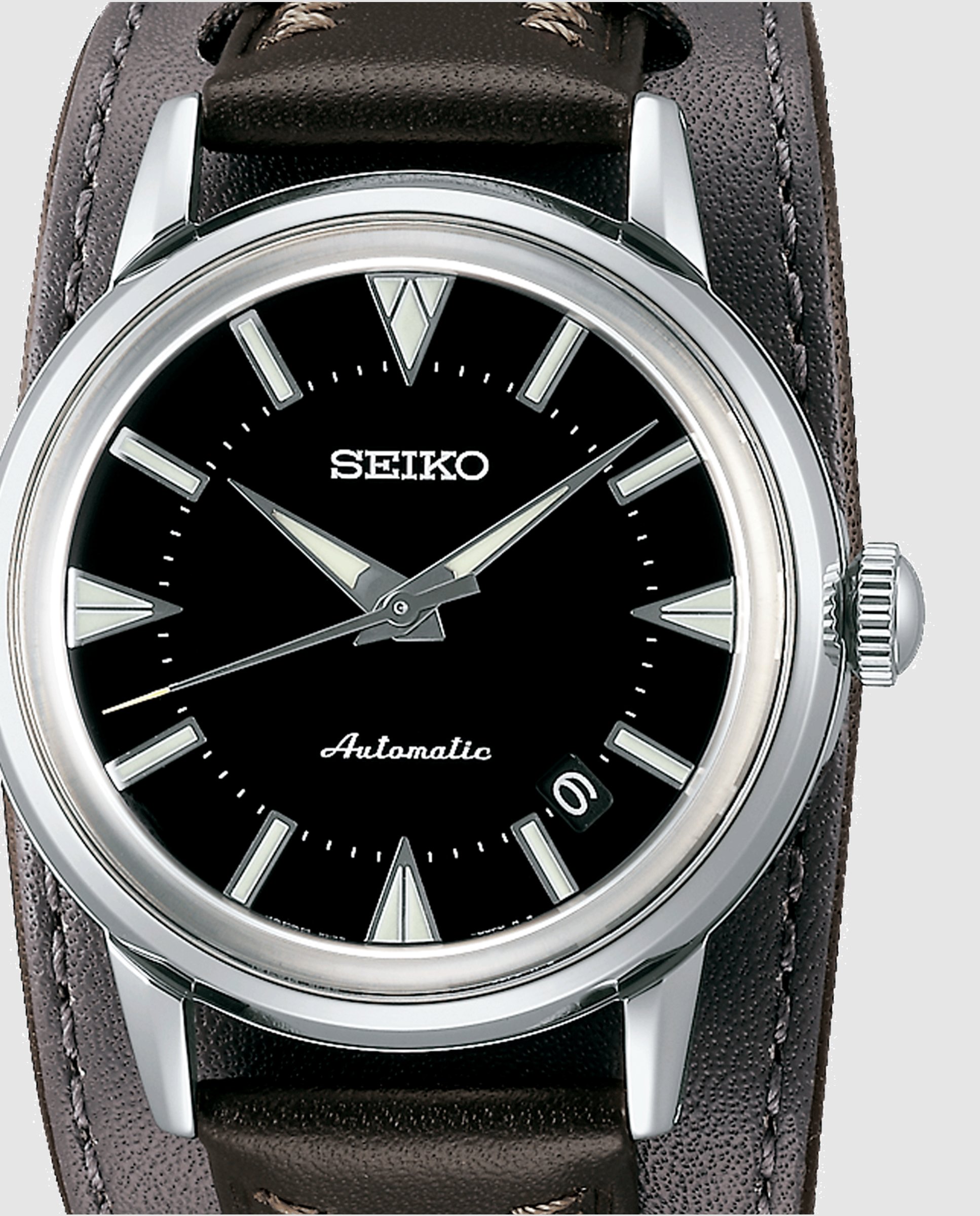 Imagen 2 de Reloj de hombre prospex sje085j1 de piel y correa - Seiko - Marrón Marrón