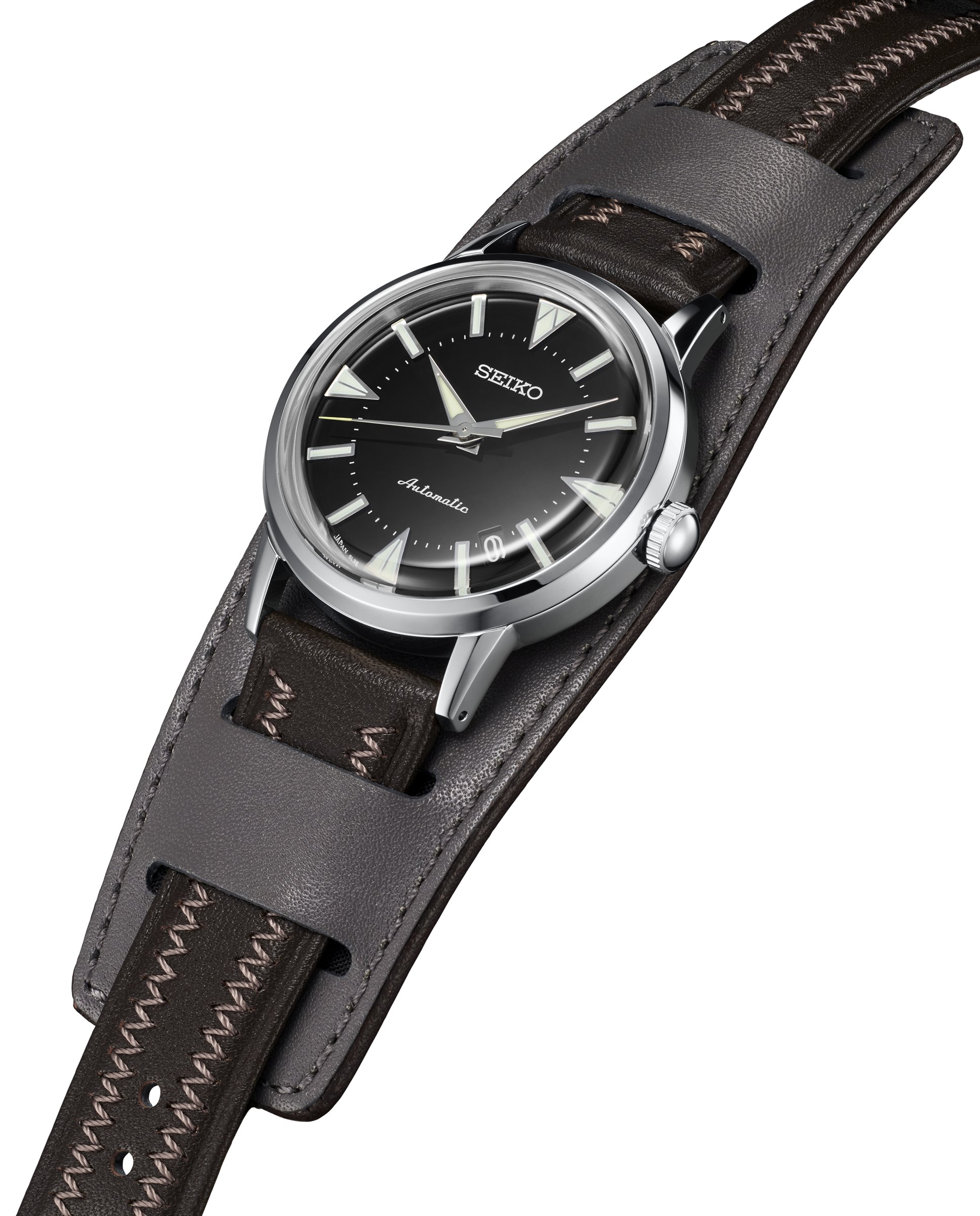 Imagen 3 de Reloj de hombre prospex sje085j1 de piel y correa - Seiko - Marrón Marrón