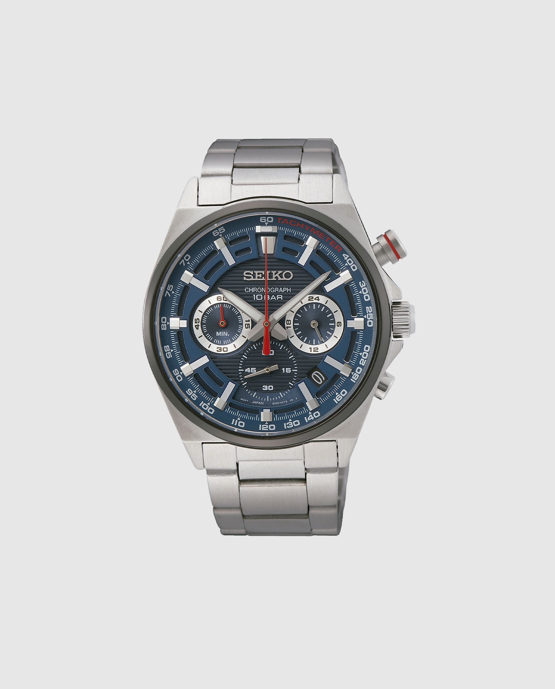 Imagen 0 de Reloj de hombre neo sports ssb407p1 de acero y correa plateada Plata
