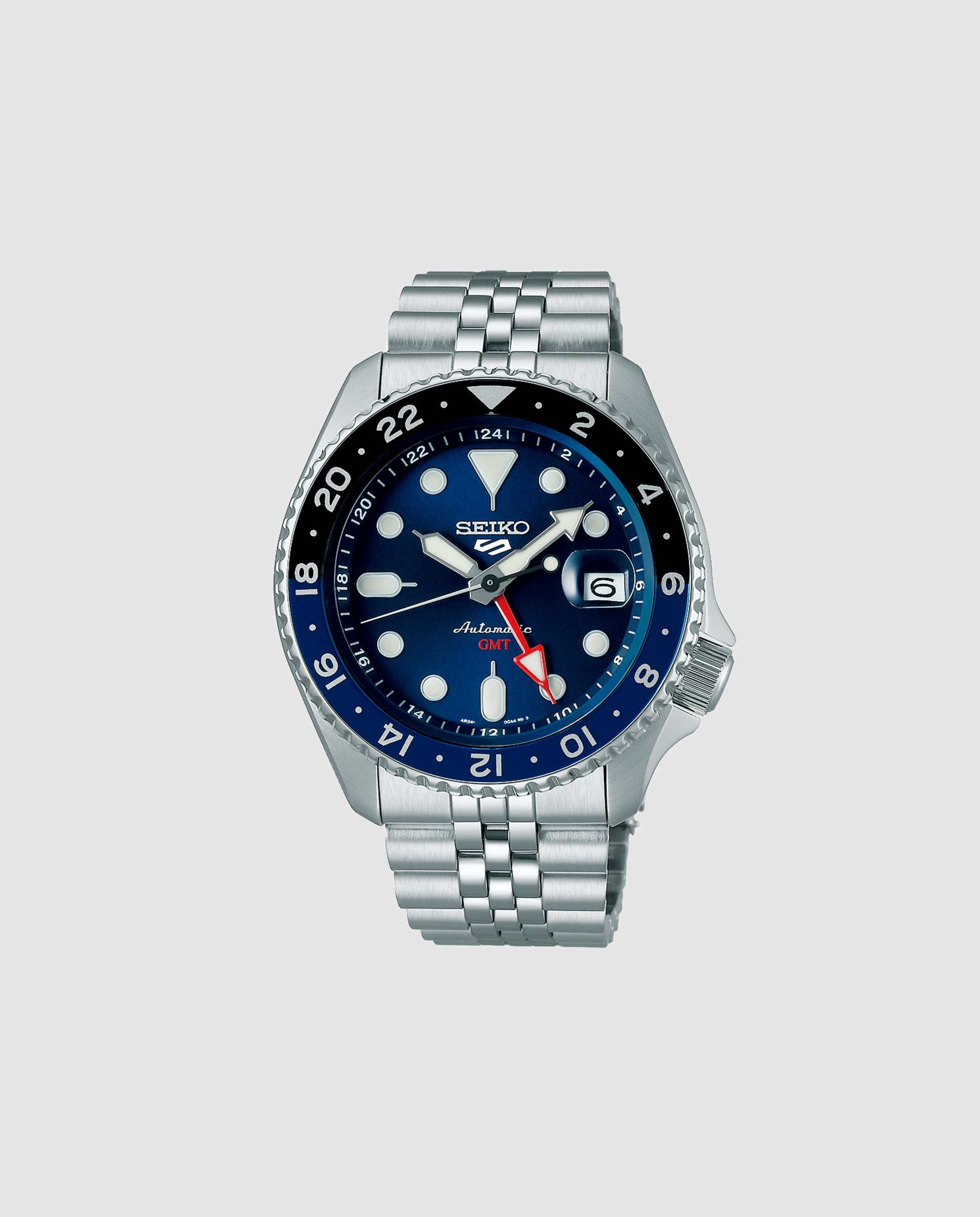 Imagen 0 de Reloj de hombre 5 sports ssk003k1 automático de acero y correa plateada Plata