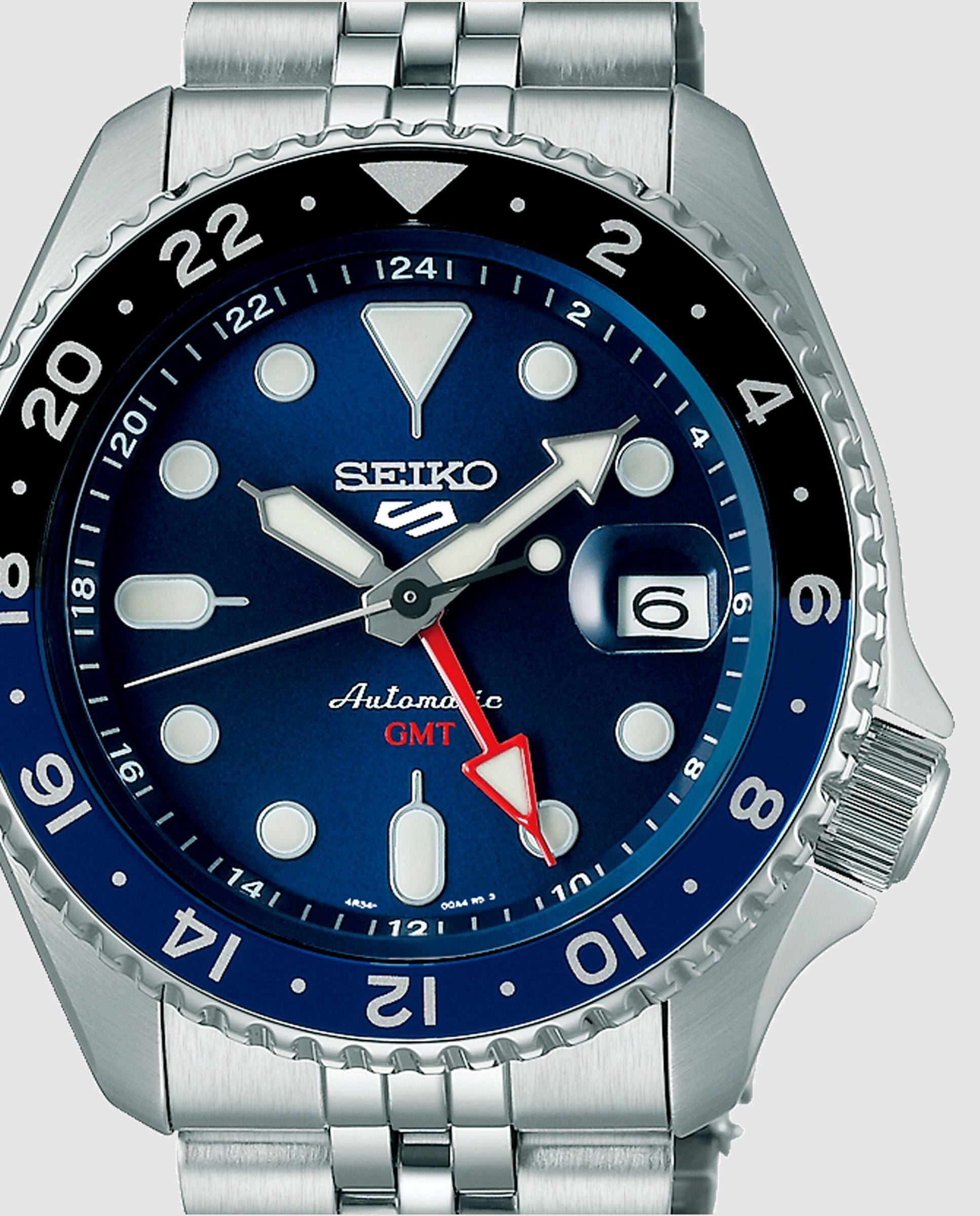 Reloj de hombre 5 sports ssk003k1 automático de acero y correa plateada - Seiko - Plata Plata-2
