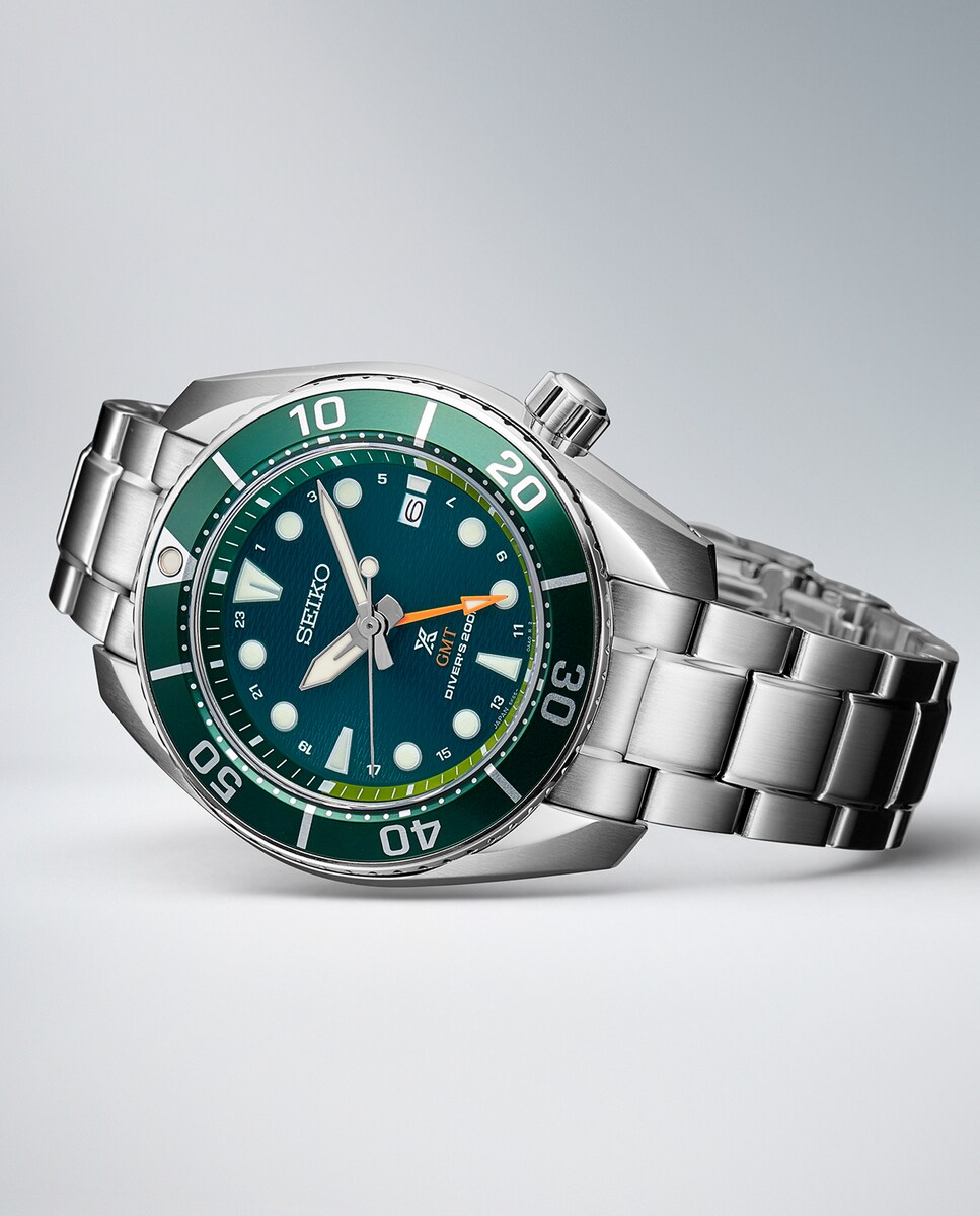 Reloj de hombre Prospex SFK003J1 de acero y correa plateada Plata-4