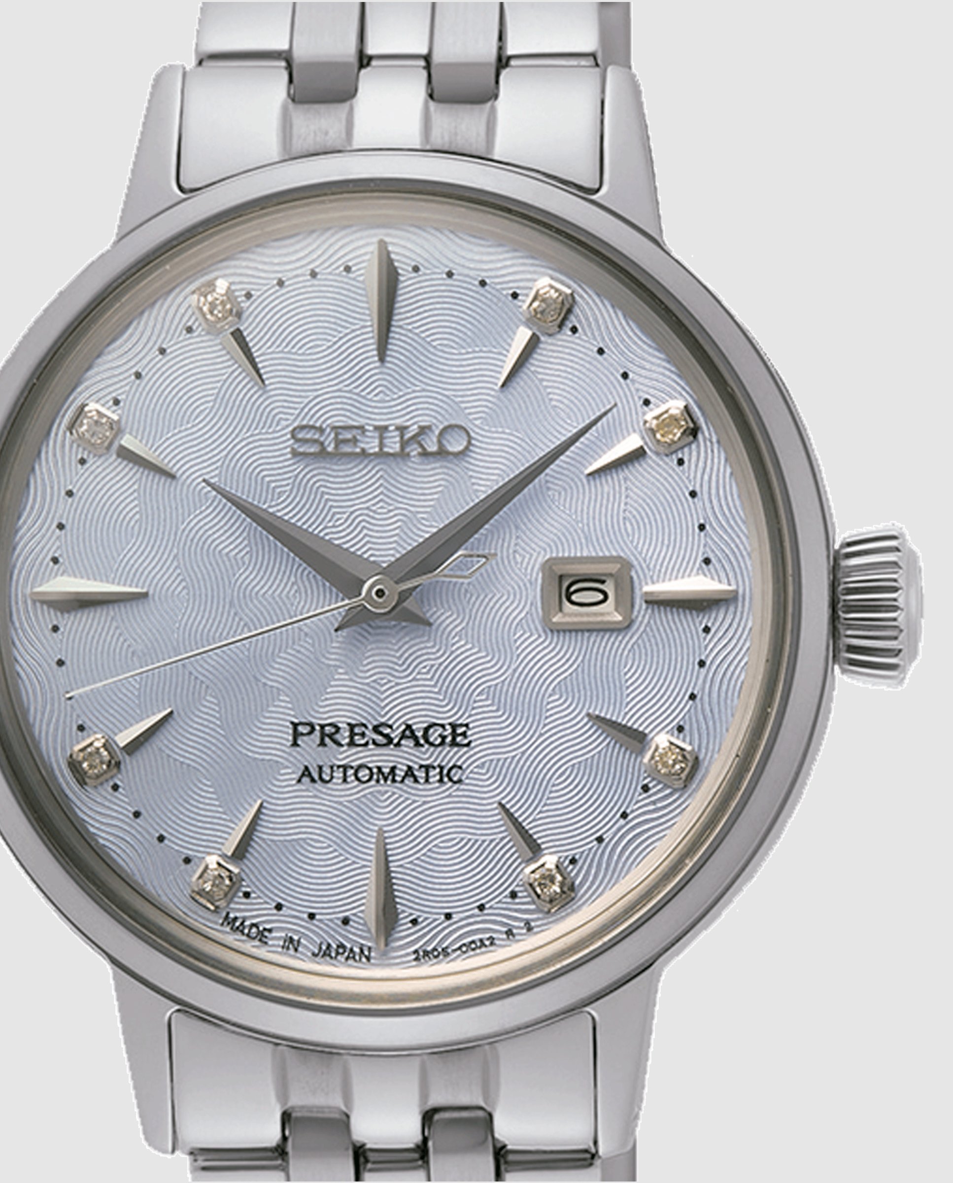 Reloj de mujer presage sre007j1 automático de acero y correa plateada - Seiko - Plata Plata-2