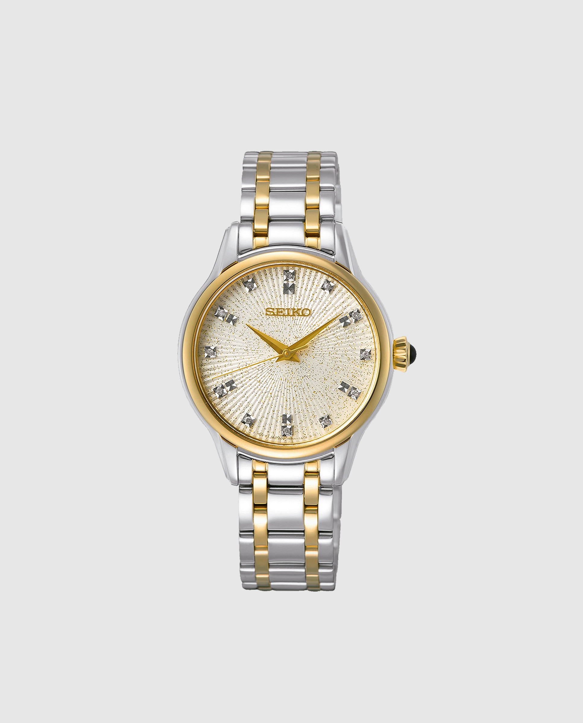Imagen 0 de Reloj de mujer ladies srz550p1 de acero y correa plateada Plata