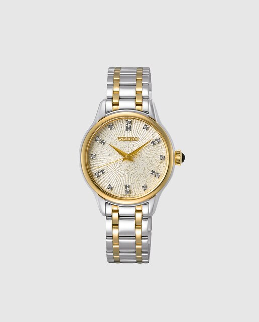 Imagen 0 de Reloj de mujer Ladies SRZ550P1 de acero y correa plateada