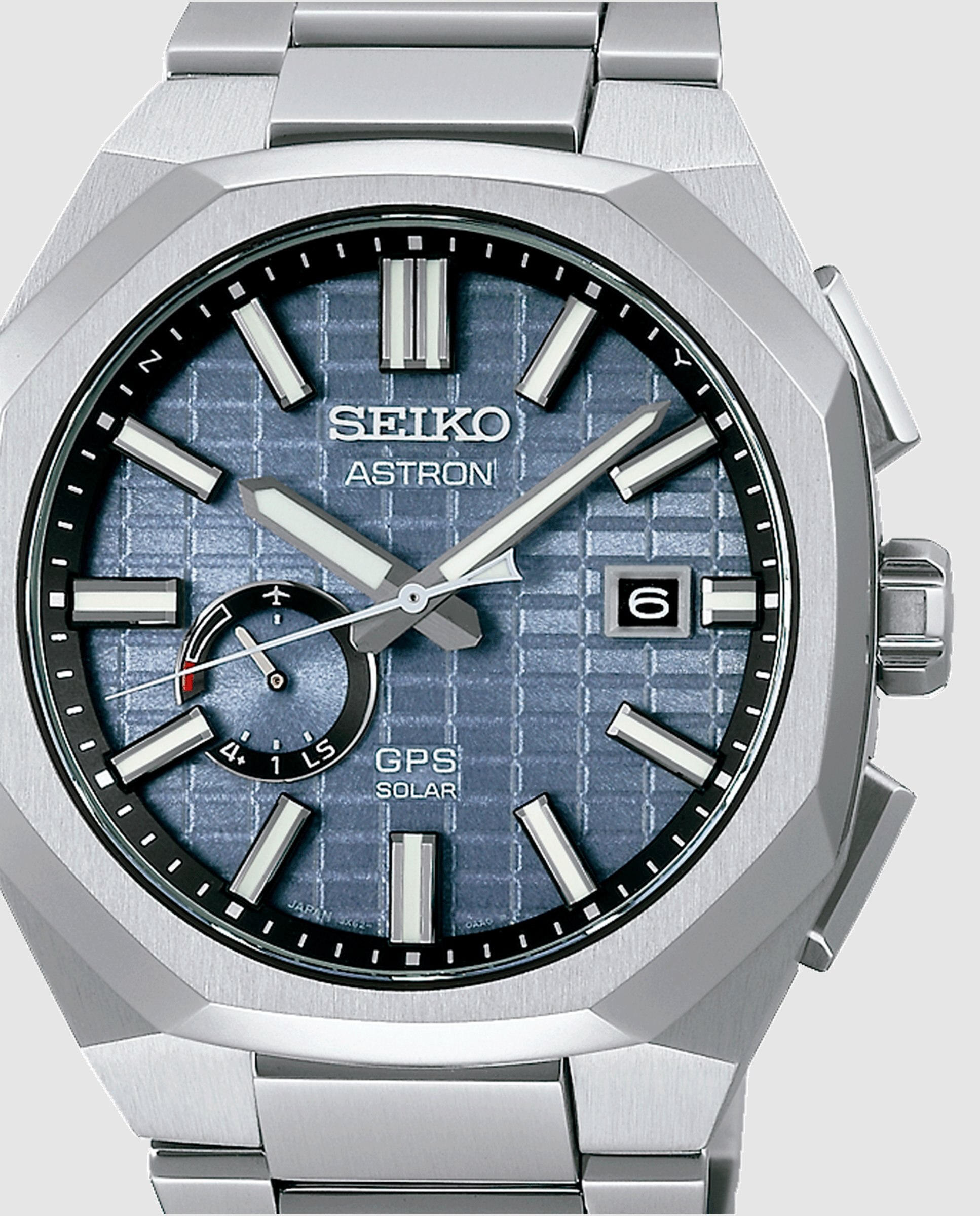 Reloj de hombre astron ssj013j1 de titanio y correa plateada - Seiko - Plata Plata-2