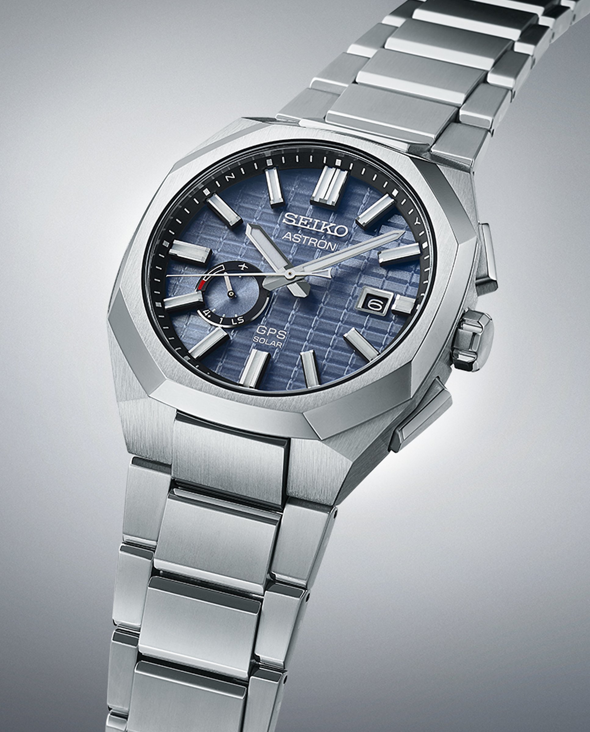 Reloj de hombre astron ssj013j1 de titanio y correa plateada - Seiko - Plata Plata-3