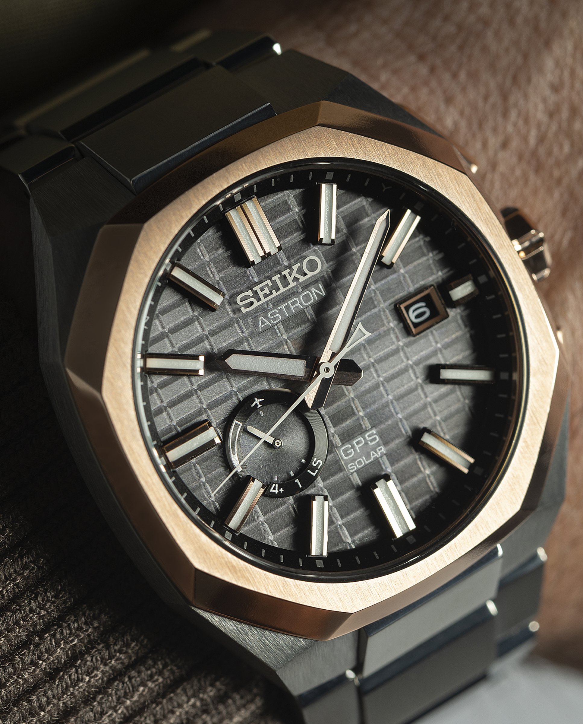 Reloj de hombre astron ssj014j1 de titanio y correa plateada - Seiko - Plata Plata-4
