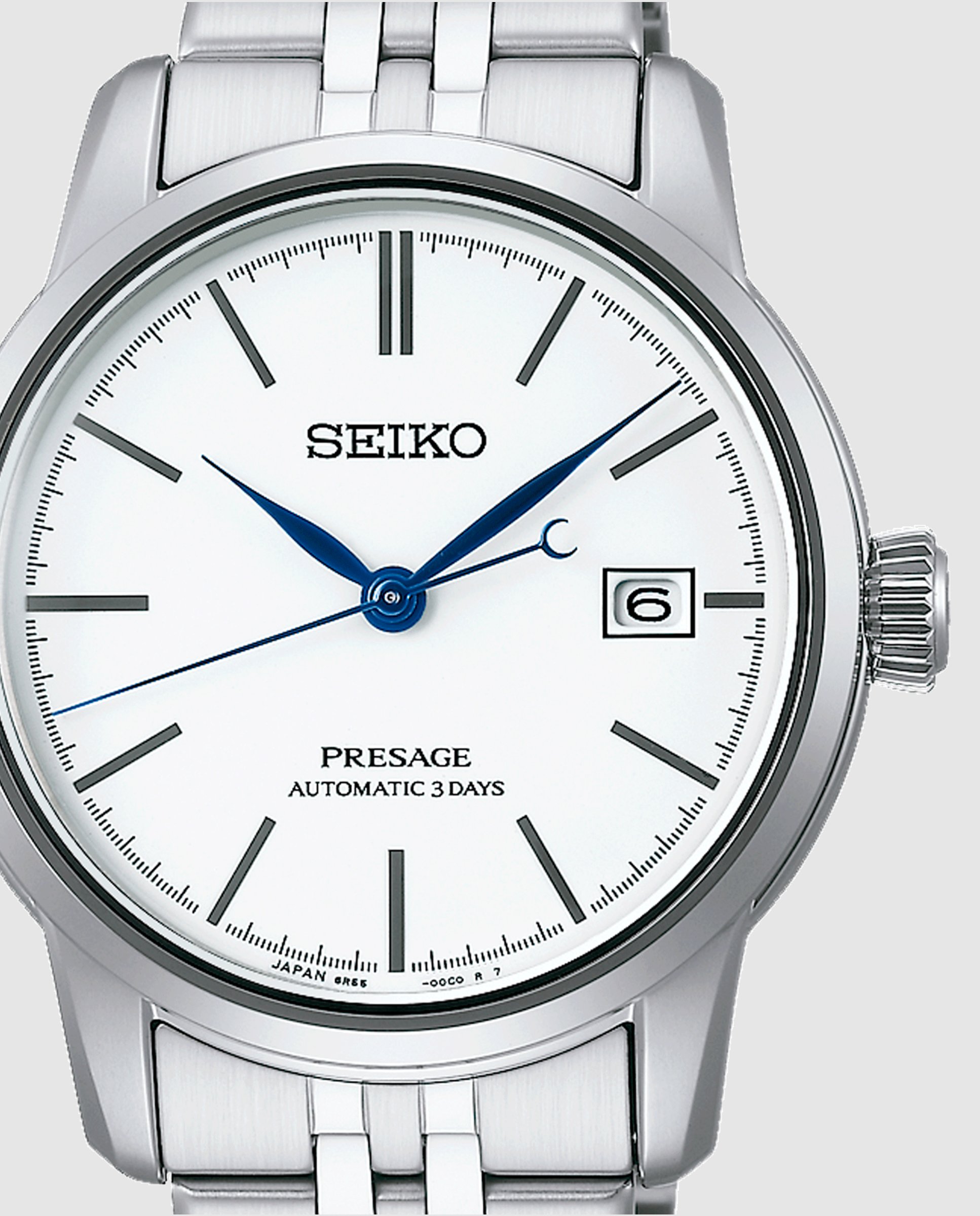 Reloj de hombre presage spb403j1 automático de acero y correa plateada - Seiko - Plata Plata-2
