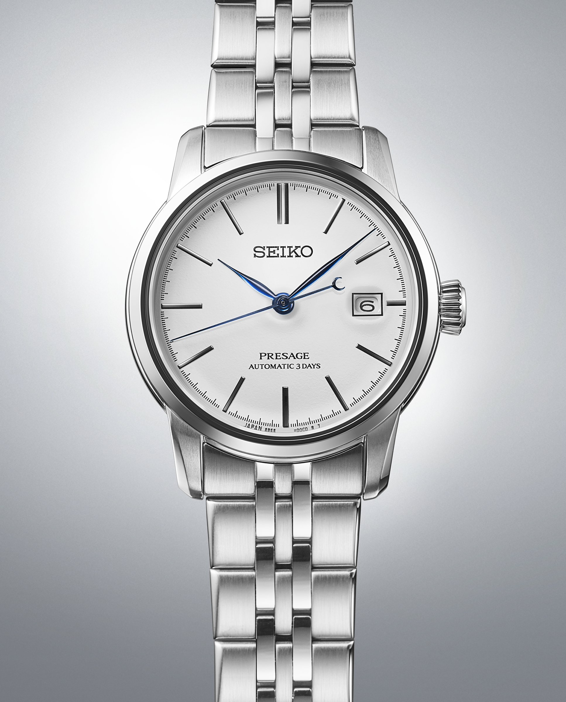 Reloj de hombre presage spb403j1 automático de acero y correa plateada - Seiko - Plata Plata-4
